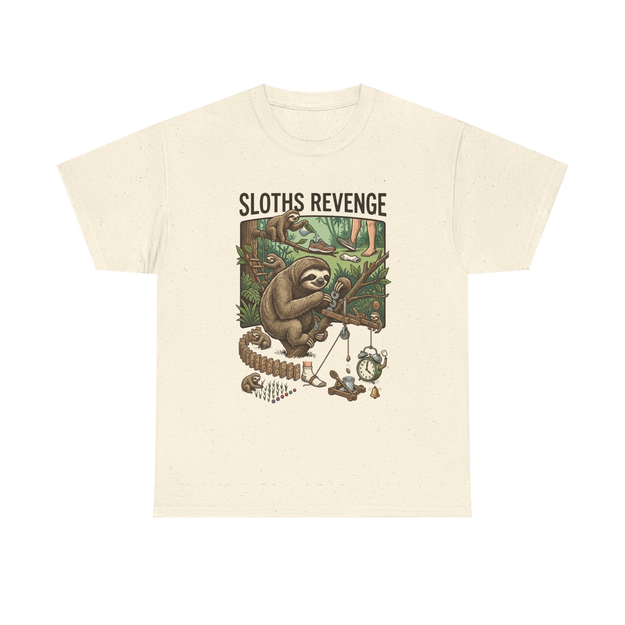 Sloths Revenge T-Shirt — Funny Retro Sloth Graphic Tee