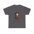 Clockwork Grandfather Tee — Vintage Walking Clock Graphic T-Shirt
