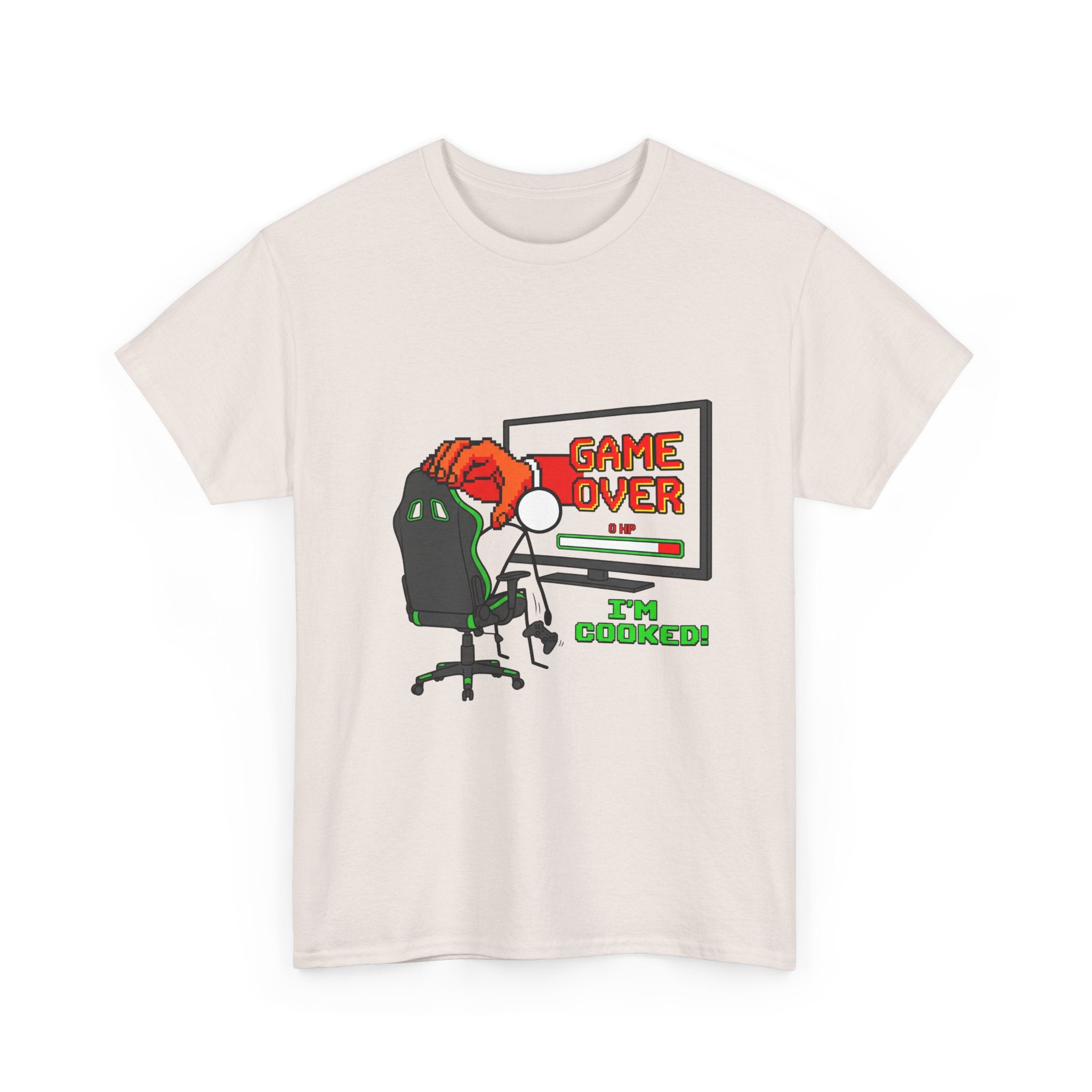 Gamer "Game Over I'm Cooked" T-Shirt