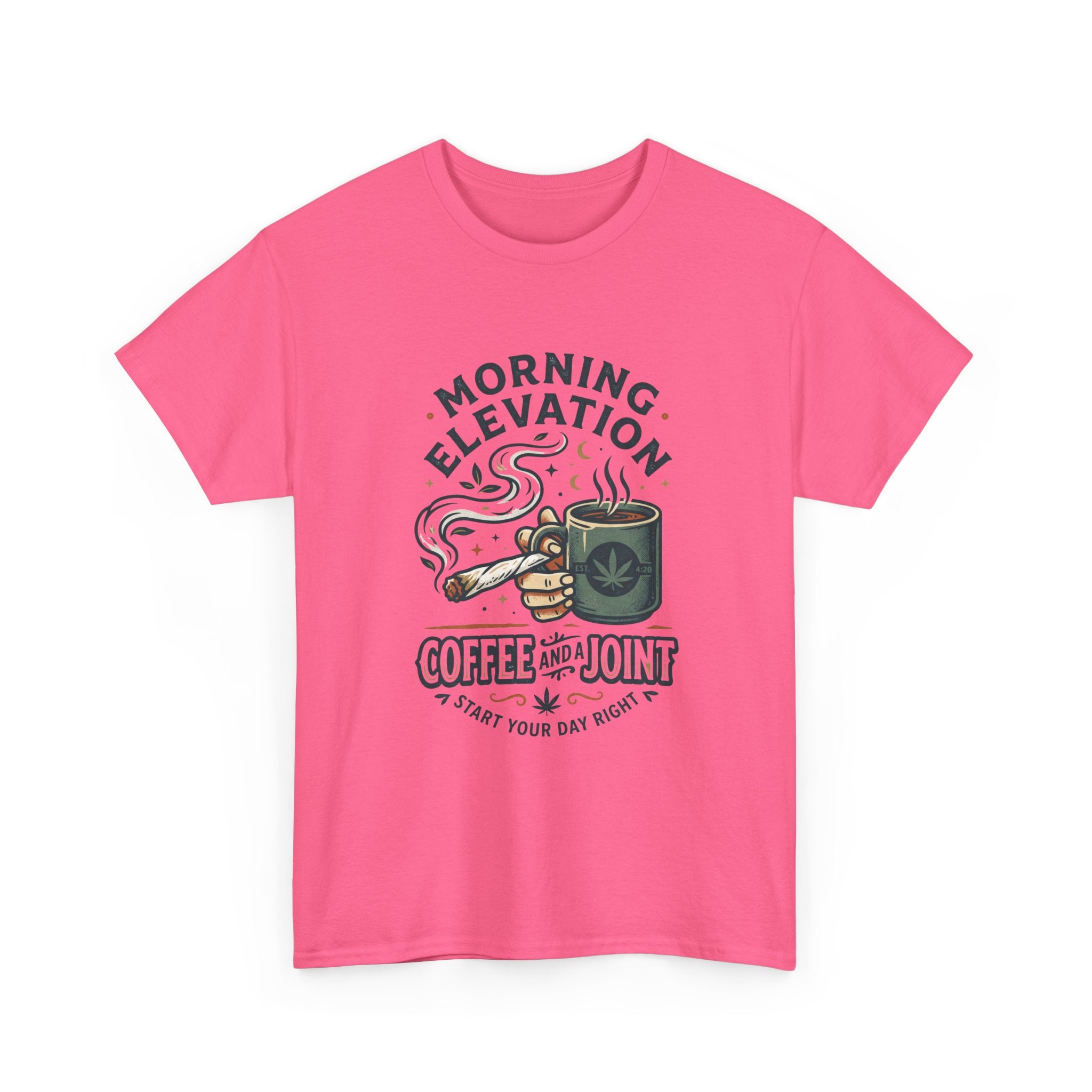Coffee & Joint T-Shirt — Morning Elevation Graphic Tee