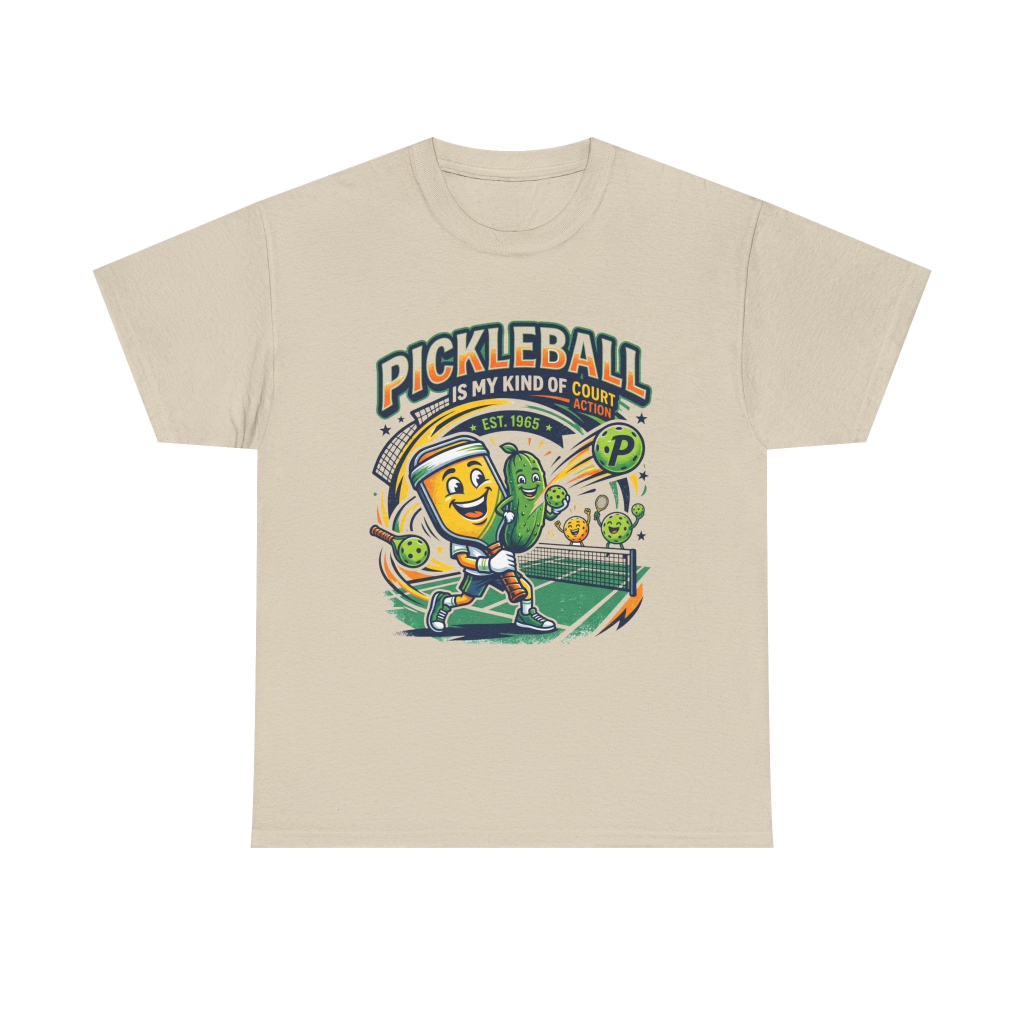 Pickleball Is My Kind of Court T‑Shirt — Funny Pickle Paddle & Dink Graphic Tee