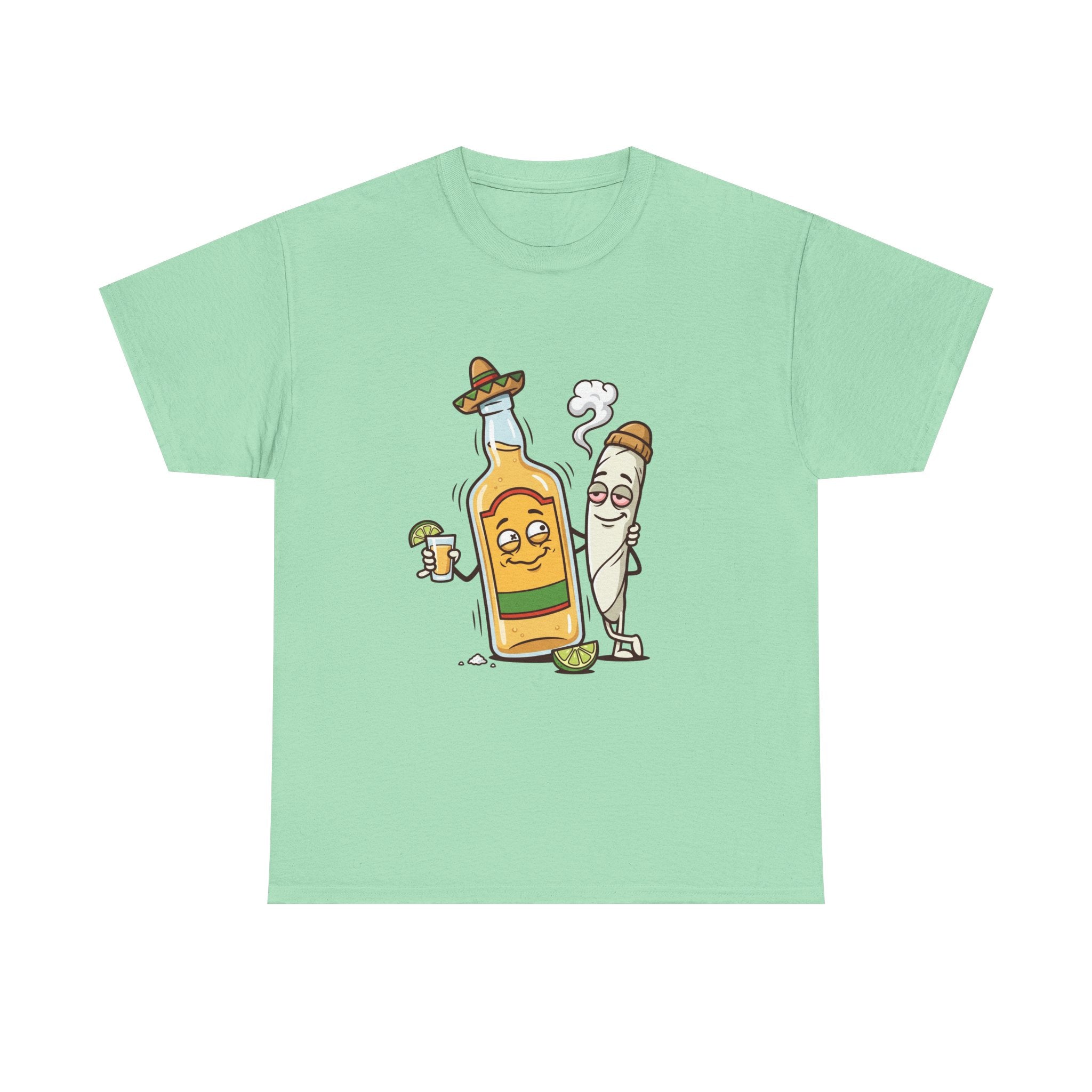 Tequila & Joint Funny Graphic Tee