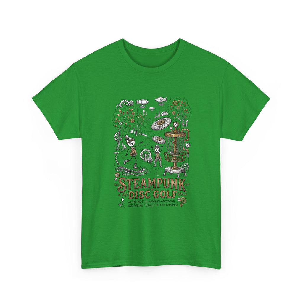 Steampunk Disc Golf T-Shirt — Vintage Victorian Disc Golf Design