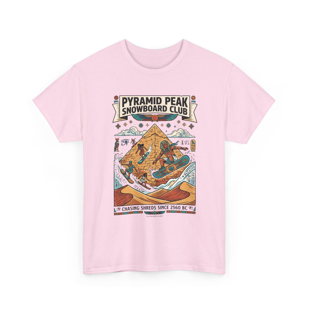 Snowboard Club Graphic Tee — "Pyramid Peak Snowboard Club" Vintage Winter Shirt