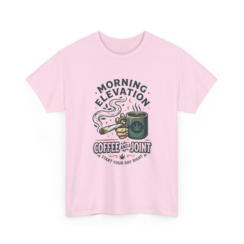 Coffee & Joint T-Shirt — Morning Elevation Graphic Tee