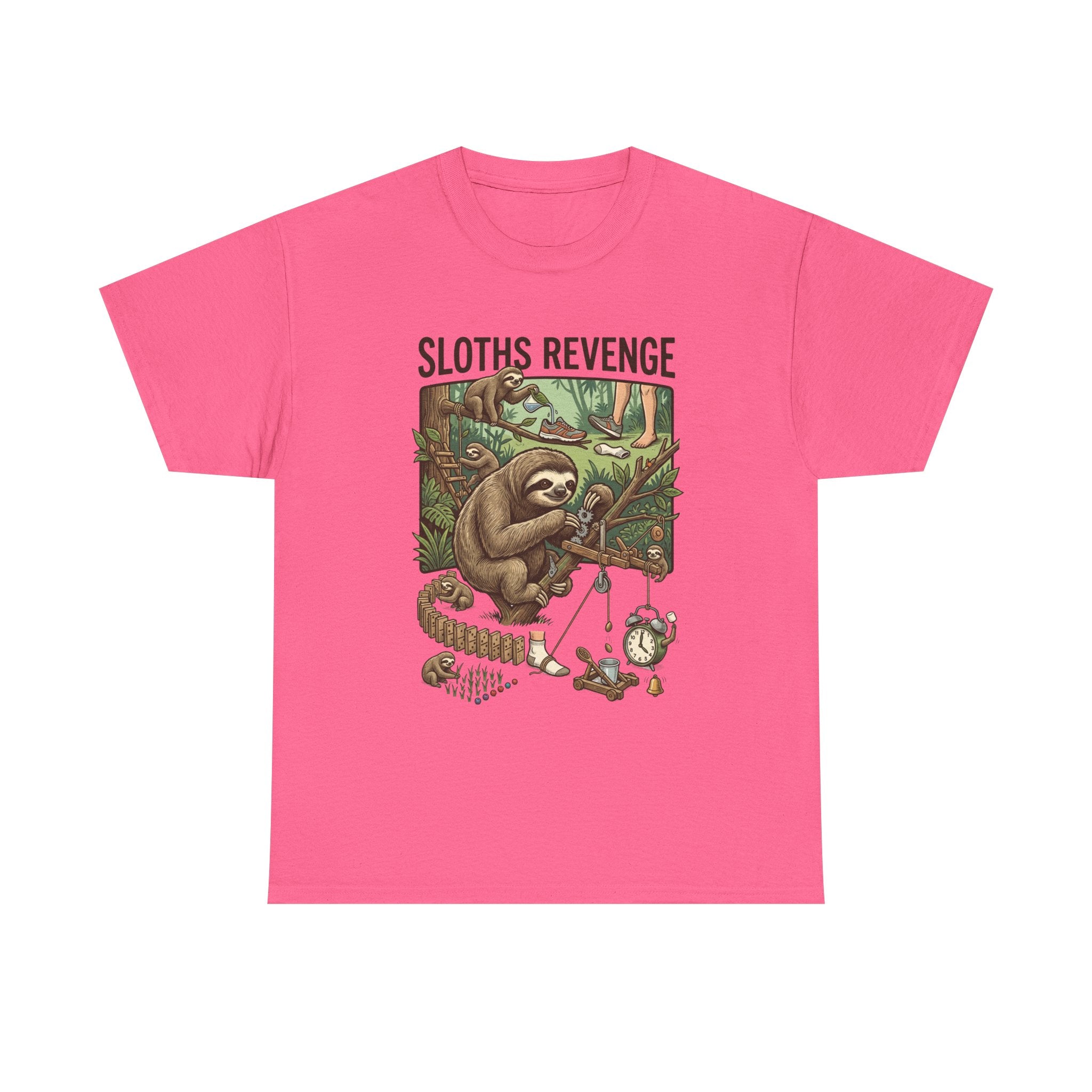 Sloths Revenge T-Shirt — Funny Retro Sloth Graphic Tee