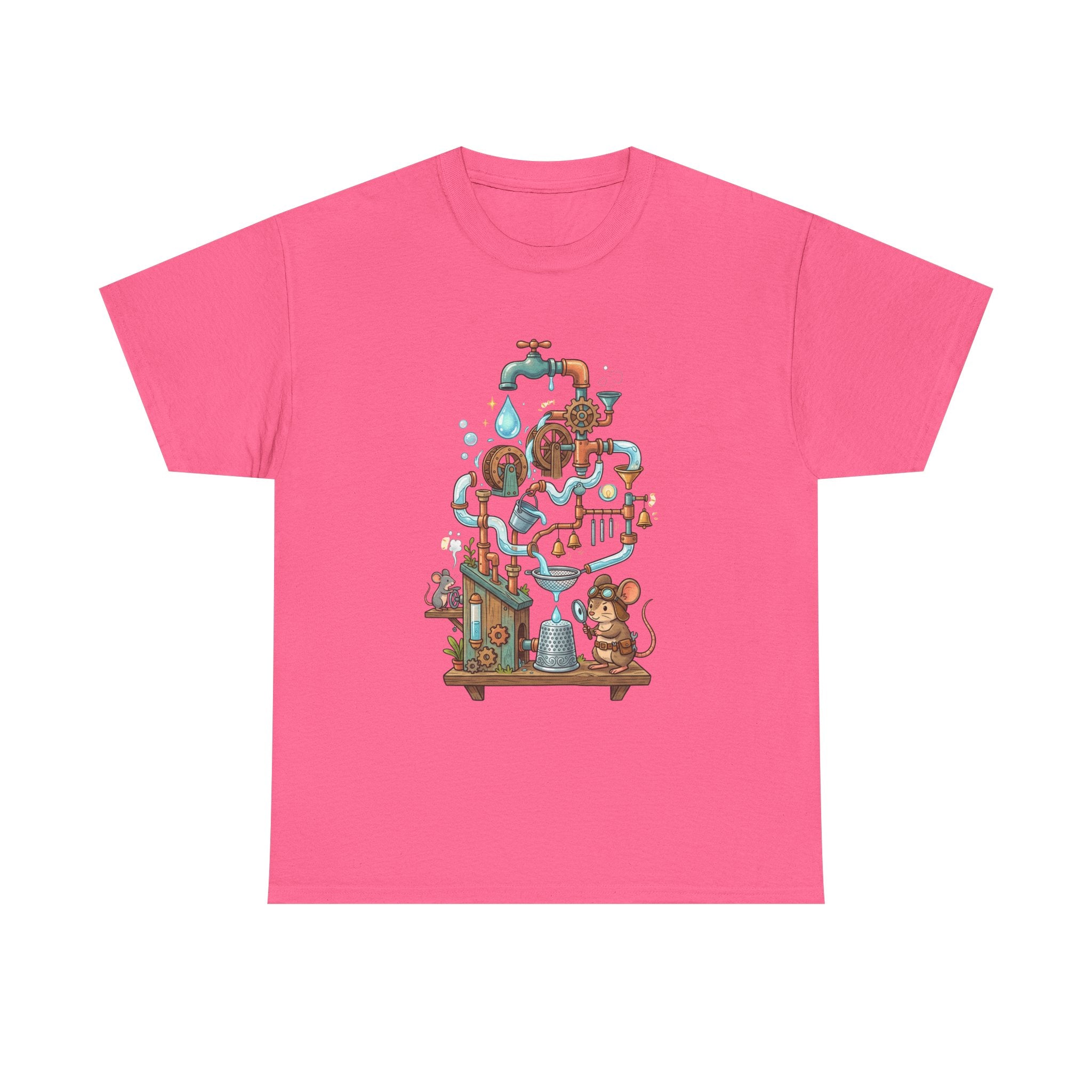 Water Machine T-Shirt — Cute Mouse Contraption Tee