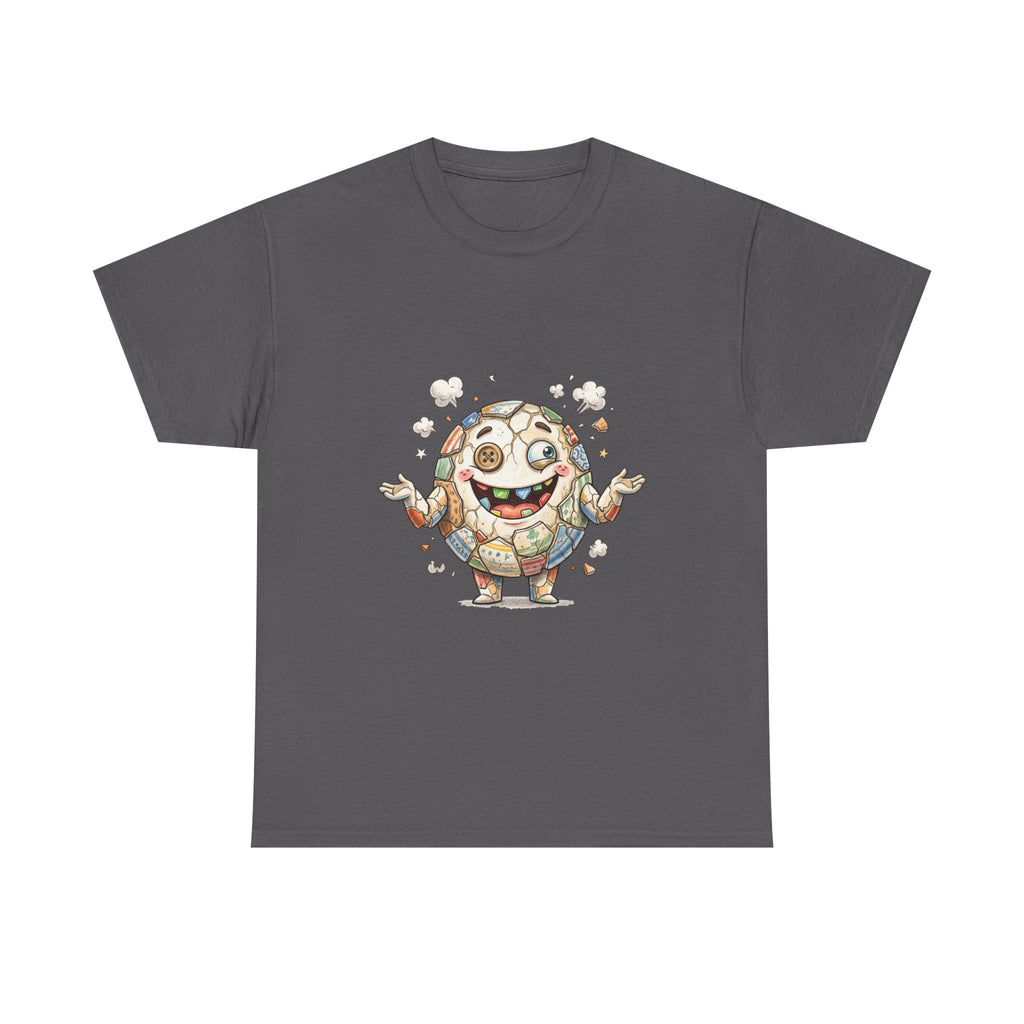 T-Shirt — Cute Kawaii Mosaic Egg Character Illustration Tee