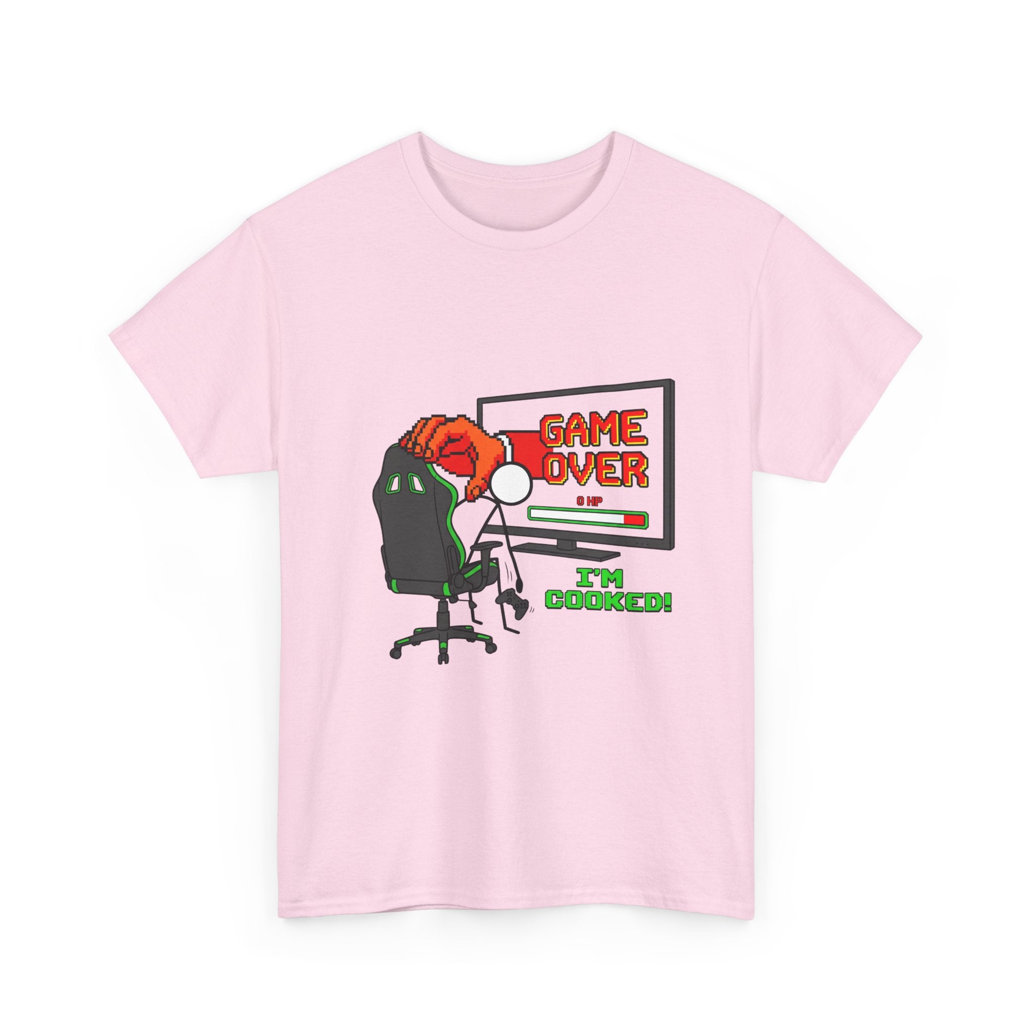 Gamer "Game Over I'm Cooked" T-Shirt
