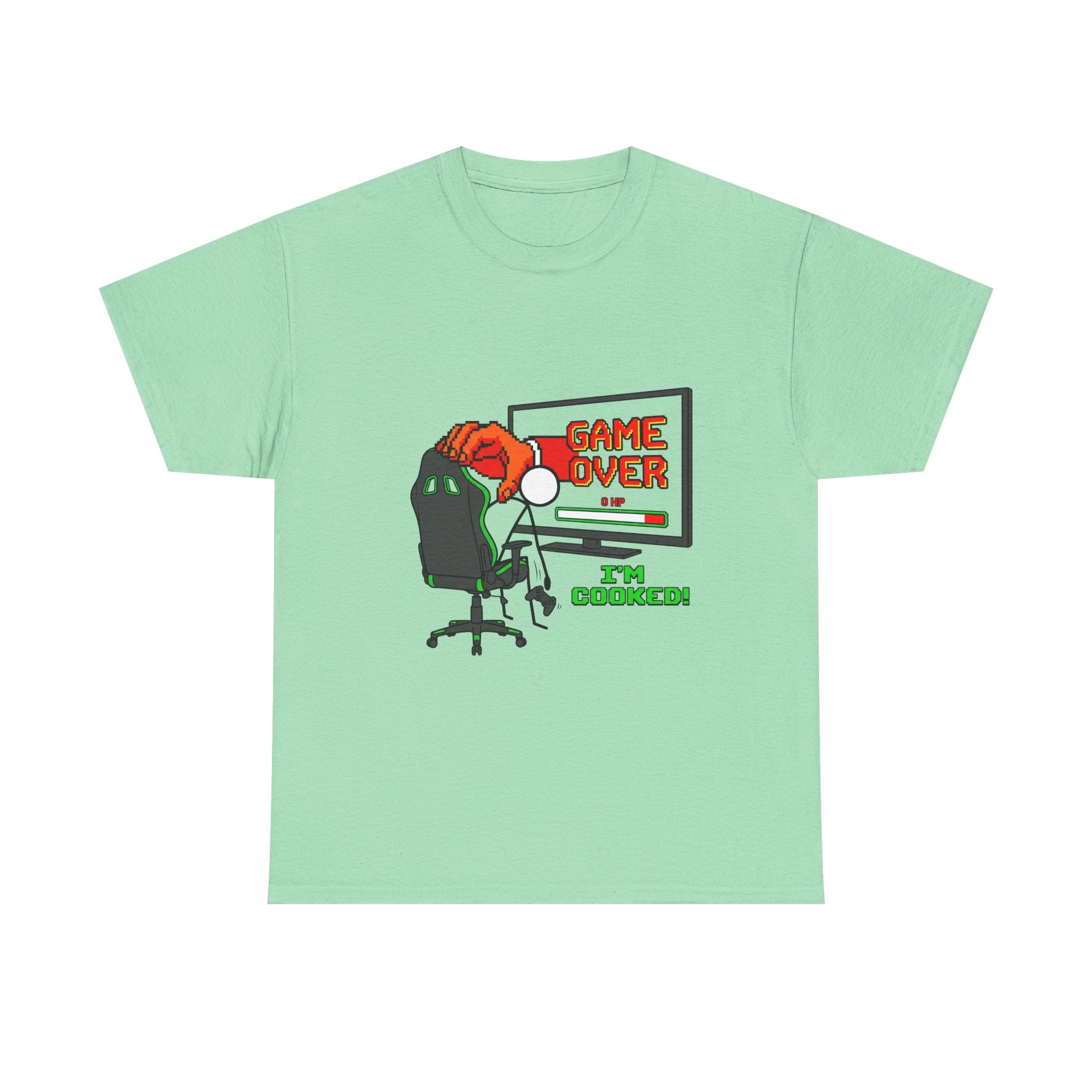 Gamer "Game Over I'm Cooked" T-Shirt