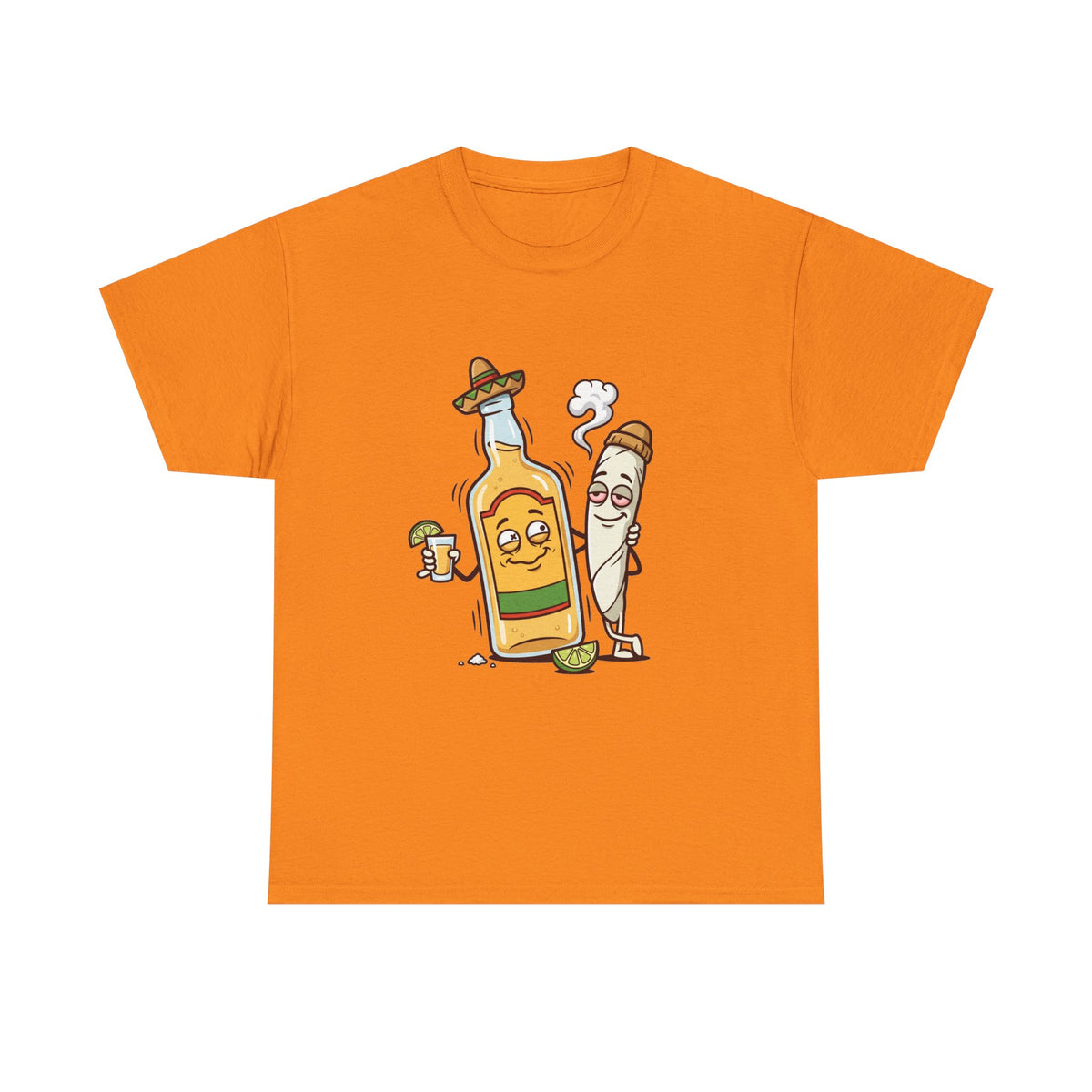A Tequila & Joint Funny Graphic Tee