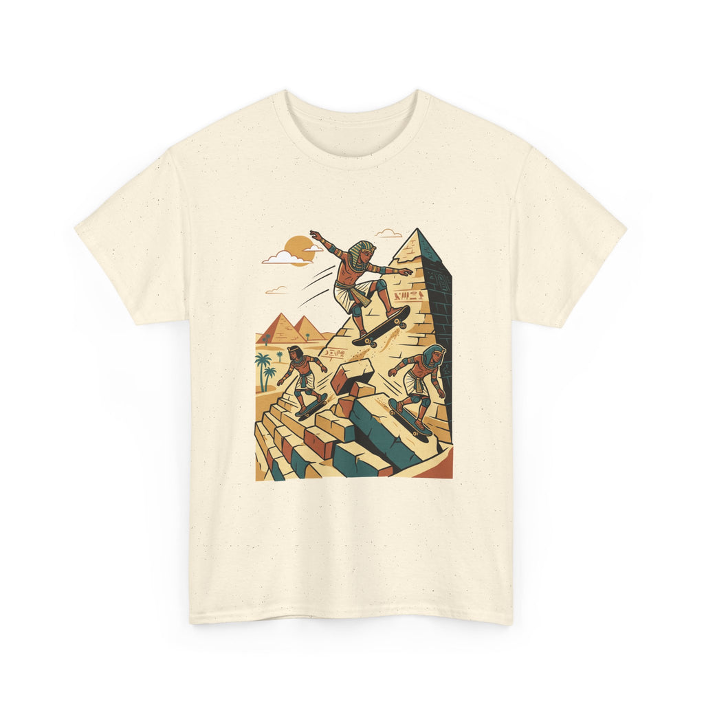 Pyramid Skateboarding Tee — Vintage Egyptian Skateboard Graphic T-Shirt