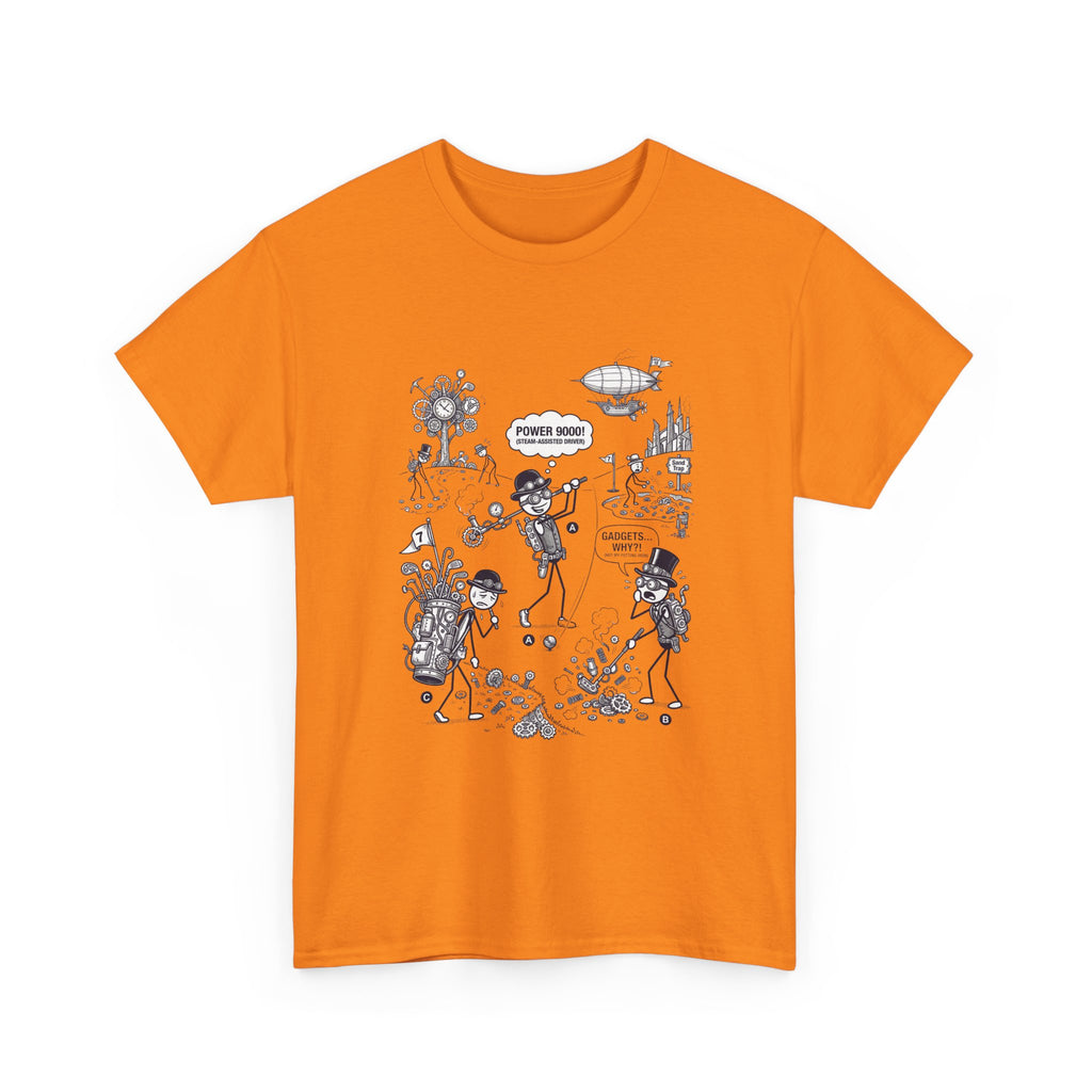 Steampunk Golf Graphic Tee —  "Good Vibes" Illustration