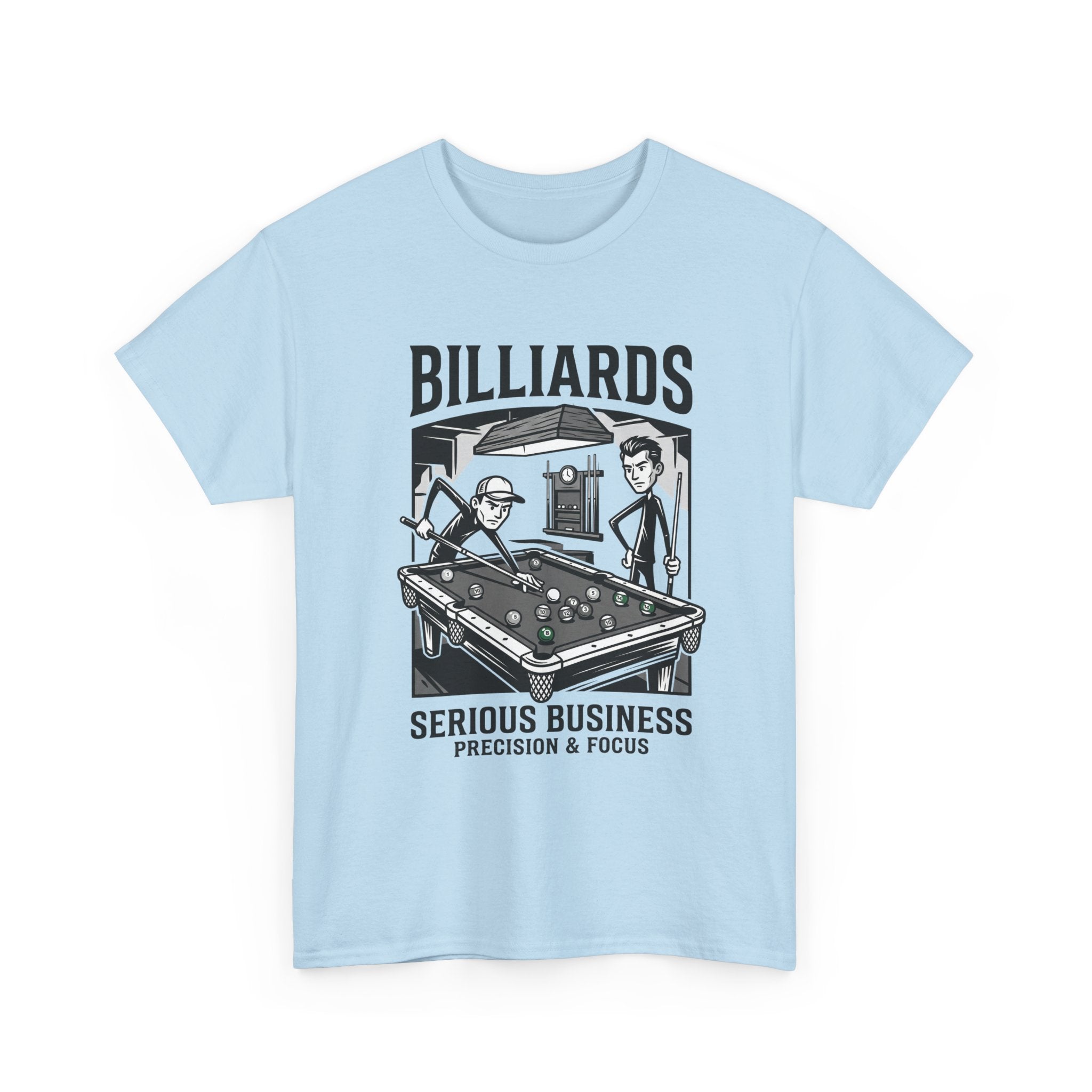 Billiards Tee – "Serious Business" Pool Player T-Shirt
