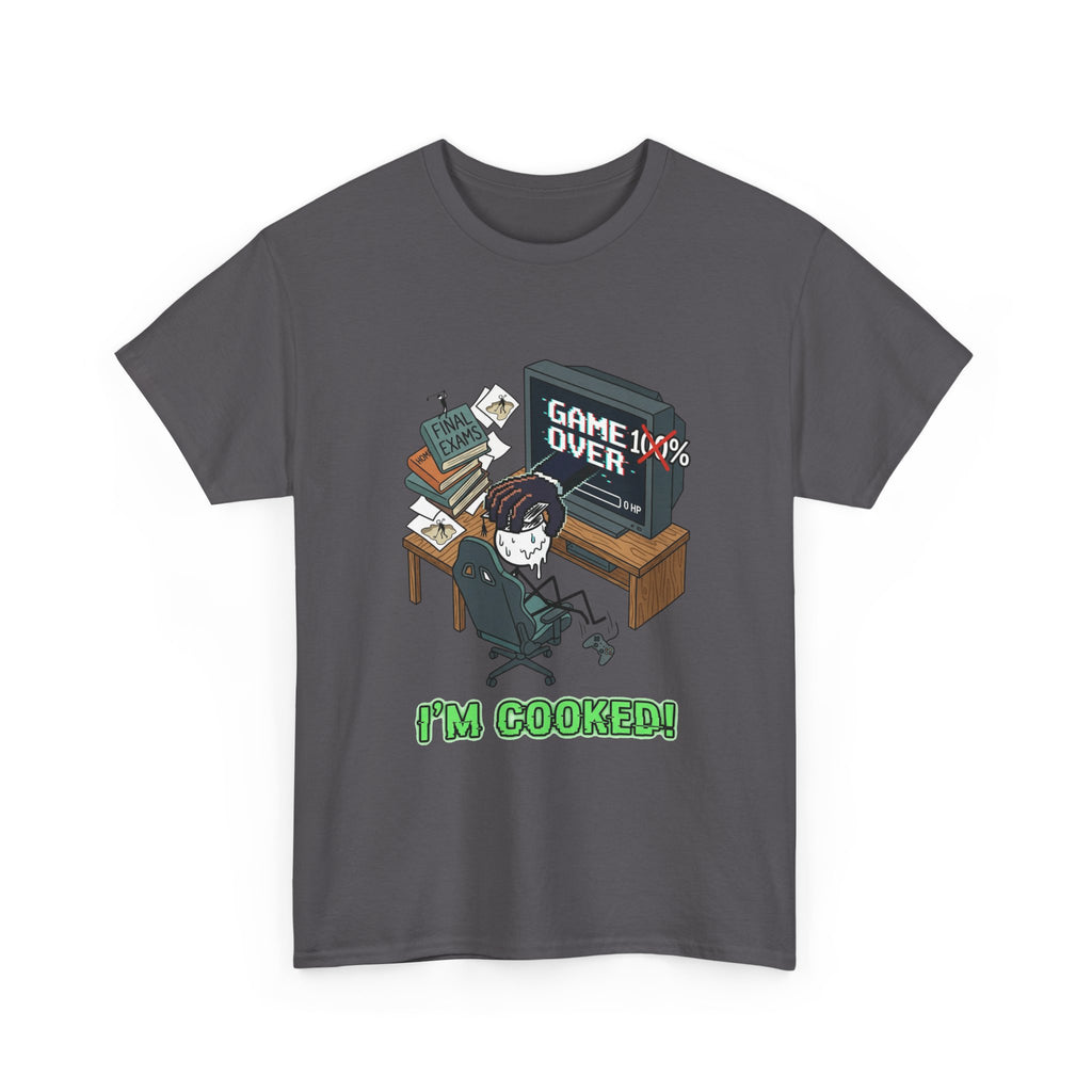 Gamer 'Game Over I'm Cooked' Graphic Tee