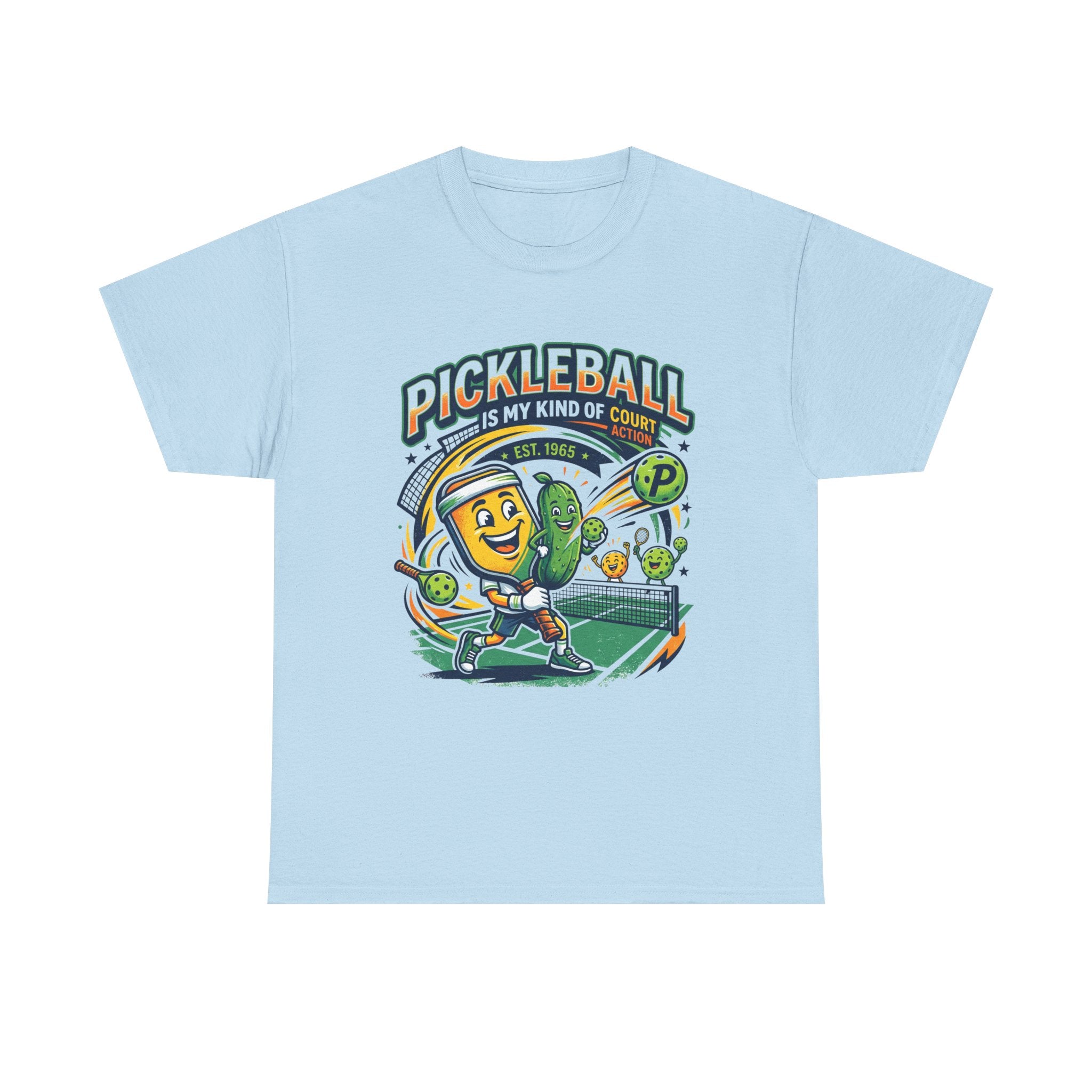 Pickleball Is My Kind of Court T‑Shirt — Funny Pickle Paddle & Dink Graphic Tee