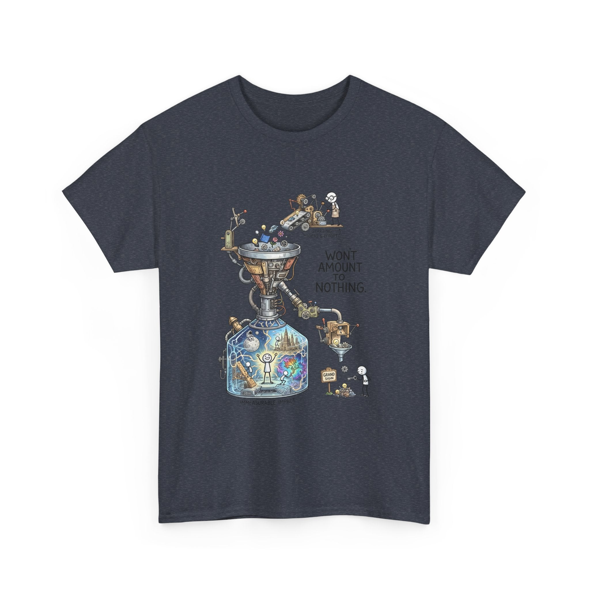 T-Shirt — 'Won't Amount to Nothing' Whimsical Alchemy Illustration