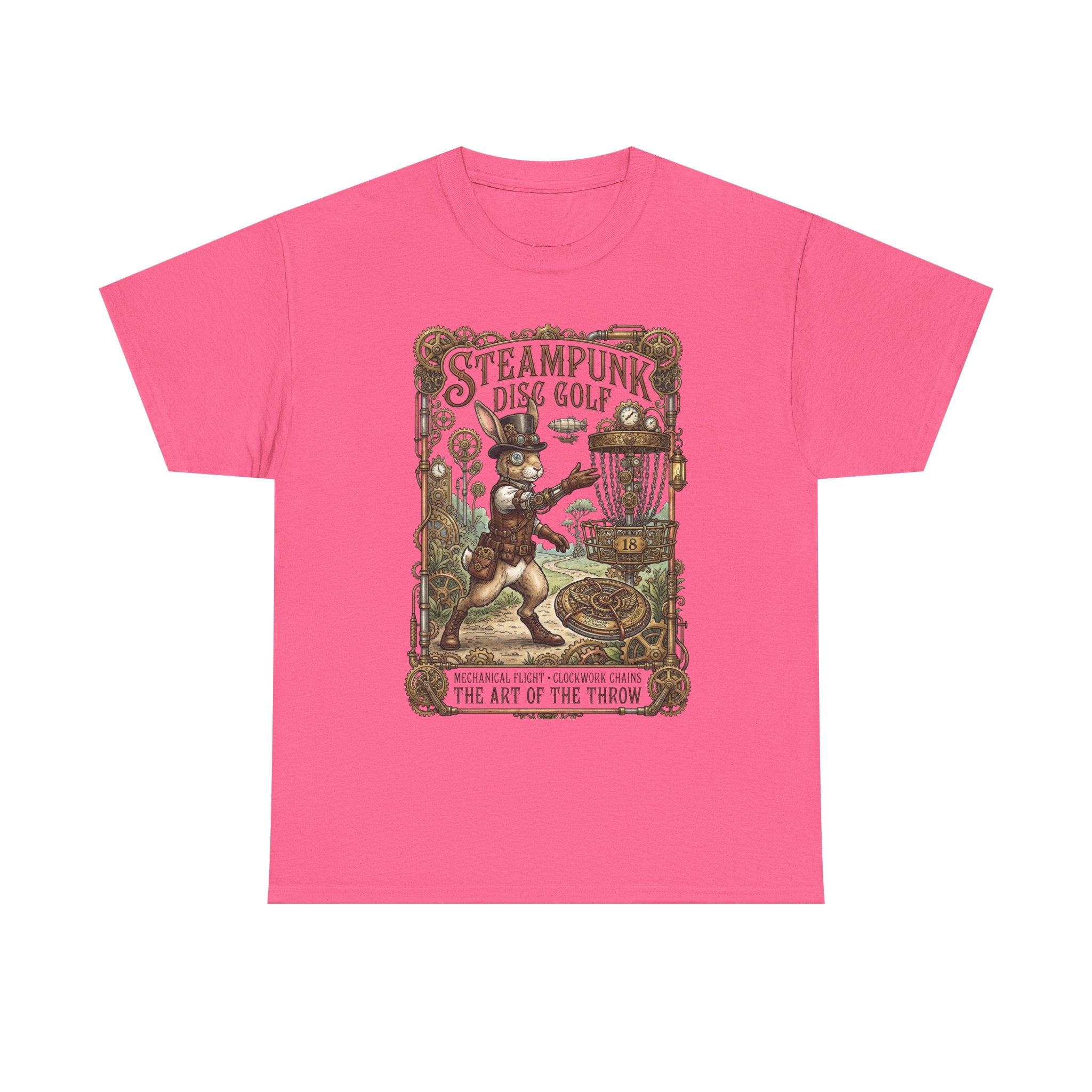 Steampunk Disc Golf T-Shirt — Vintage Victorian Throw Art Tee