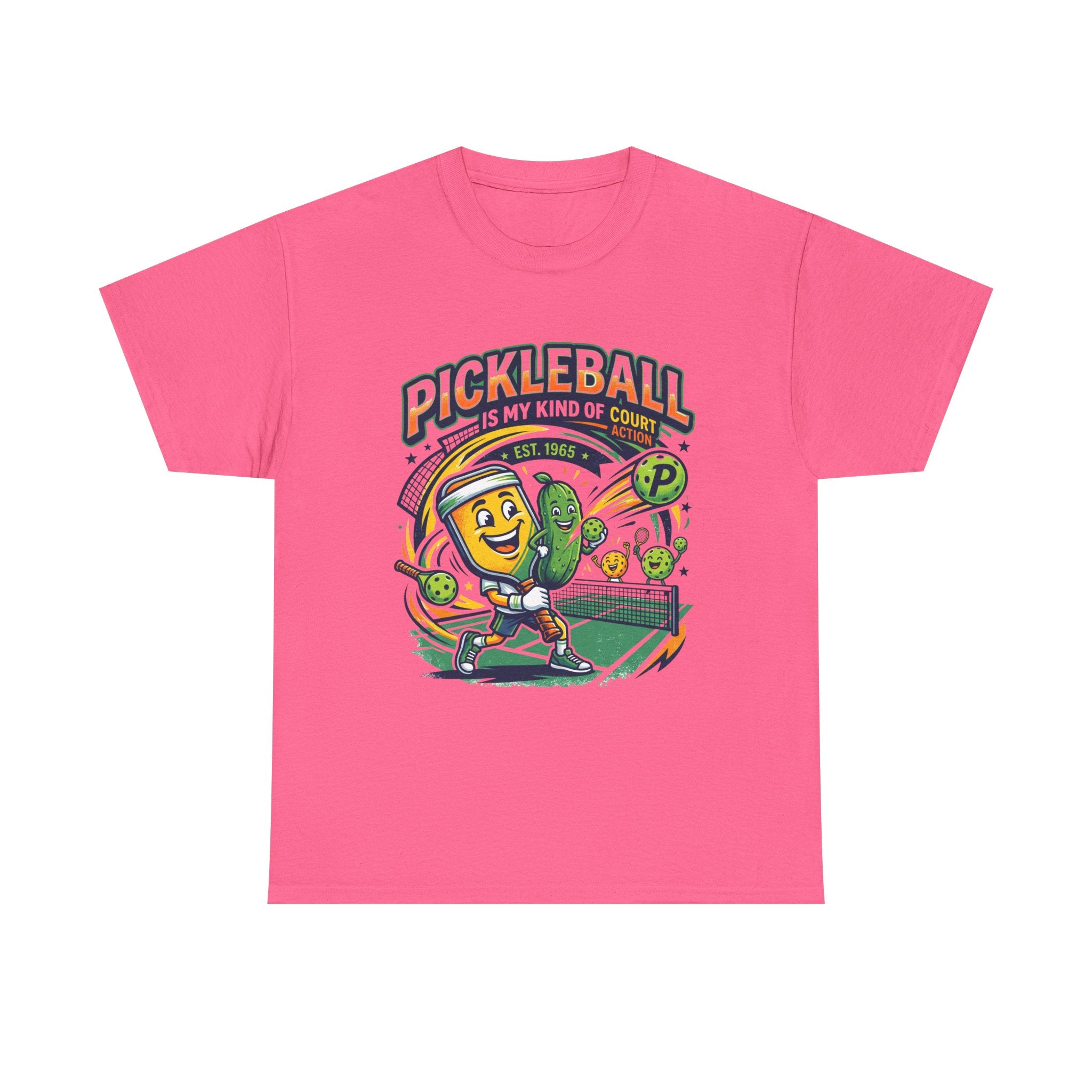 Pickleball Is My Kind of Court T‑Shirt — Funny Pickle Paddle & Dink Graphic Tee