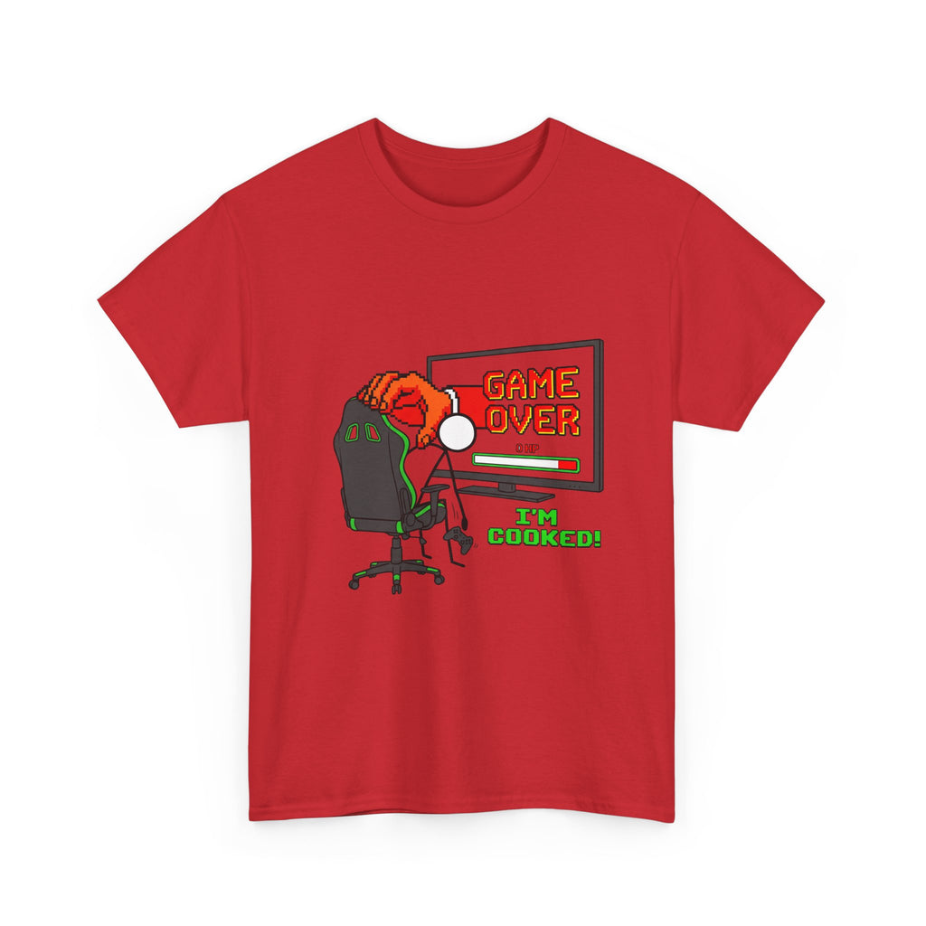 Gamer "Game Over I'm Cooked" T-Shirt