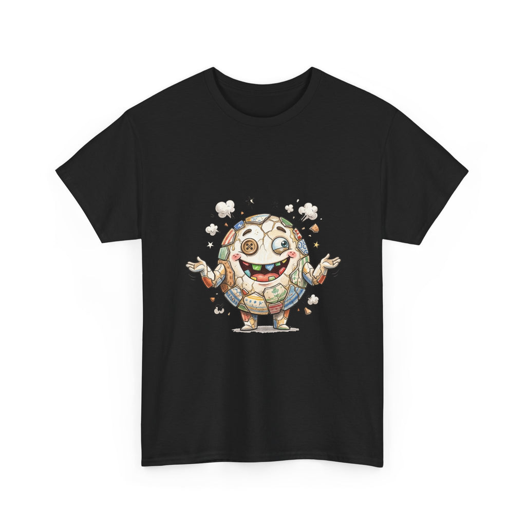 T-Shirt — Cute Kawaii Mosaic Egg Character Illustration Tee
