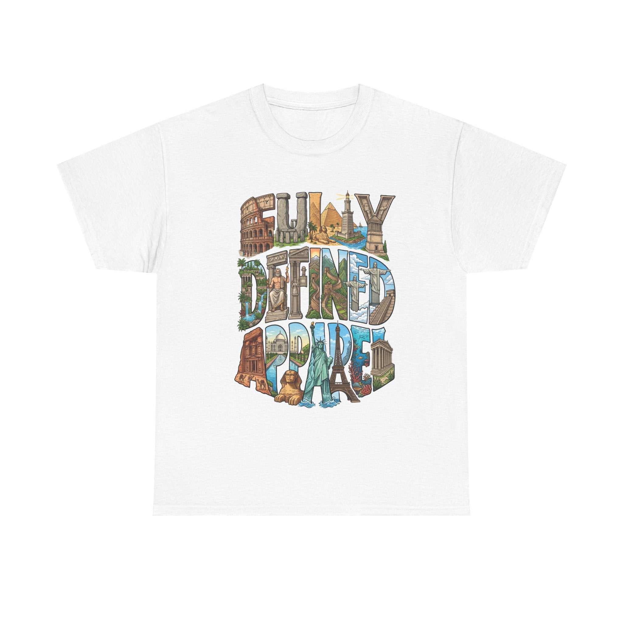 Fully Defined Apparel T‑Shirt — Retro Travel Illustration Tee
