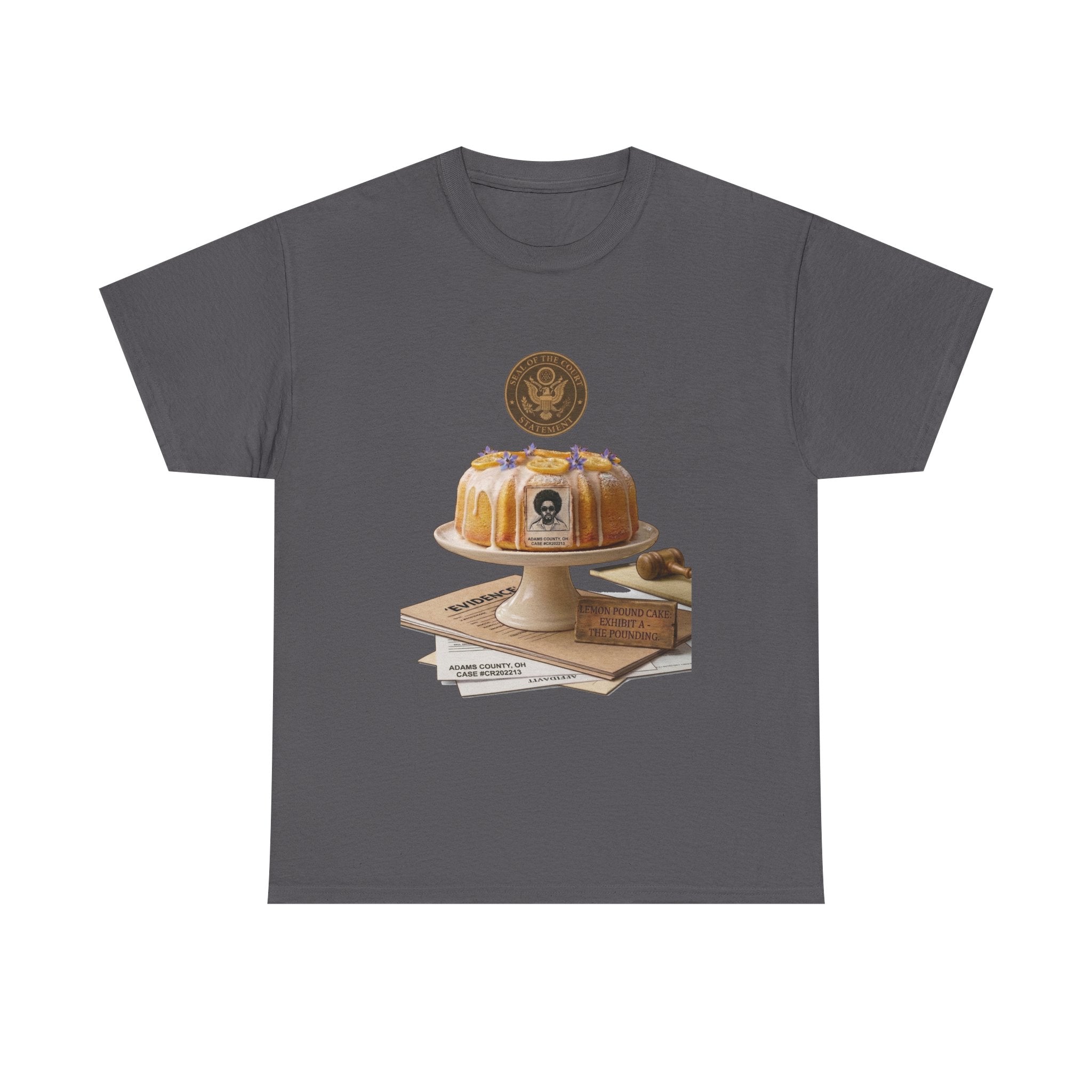 Lemon Pound Cake T‑Shirt — Vintage Baking Illustration Tee