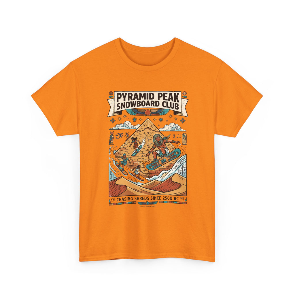 Snowboard Club Graphic Tee — "Pyramid Peak Snowboard Club" Vintage Winter Shirt