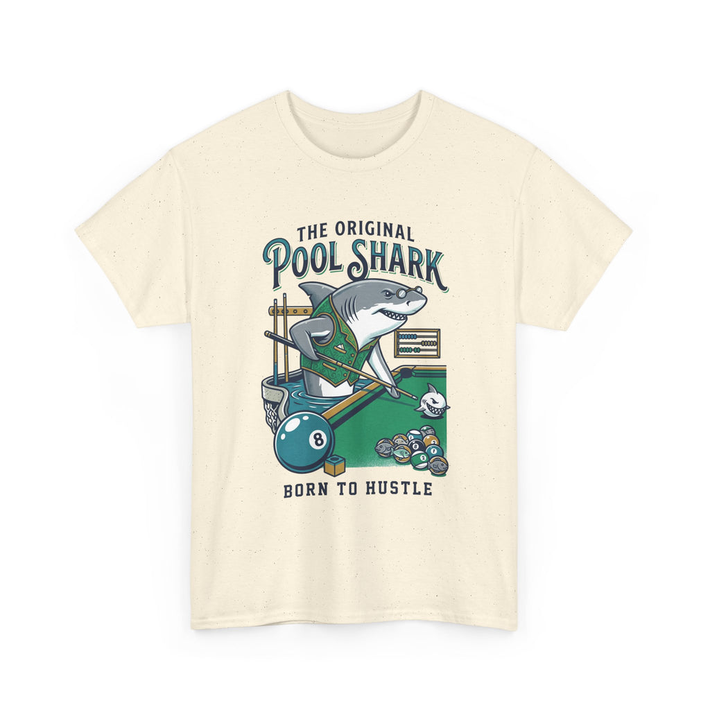 Pool Shark T-Shirt — 'The Original Pool Shark: Born to Hustle' Billiards Tee