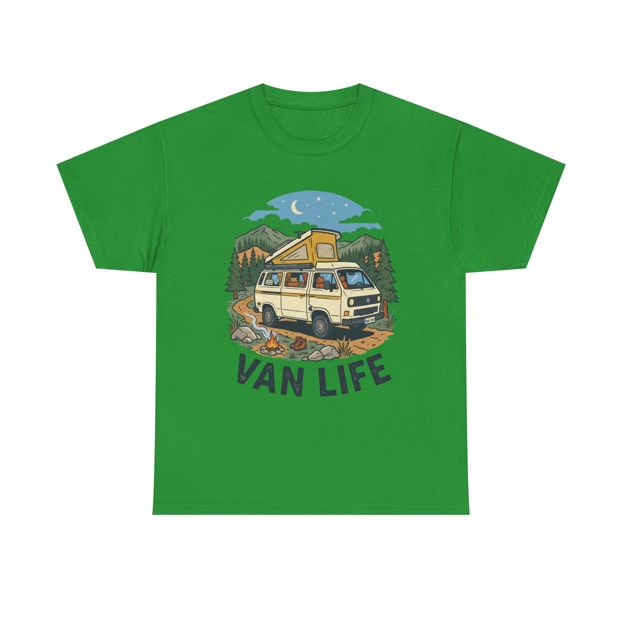 Van Life Tee — Vintage Camper Graphic T-Shirt