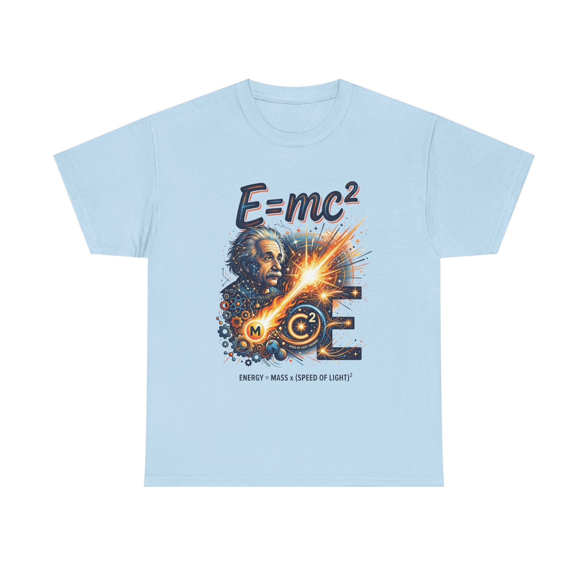 E=mc Einstein Physics T-Shirt — Science Lover Tee