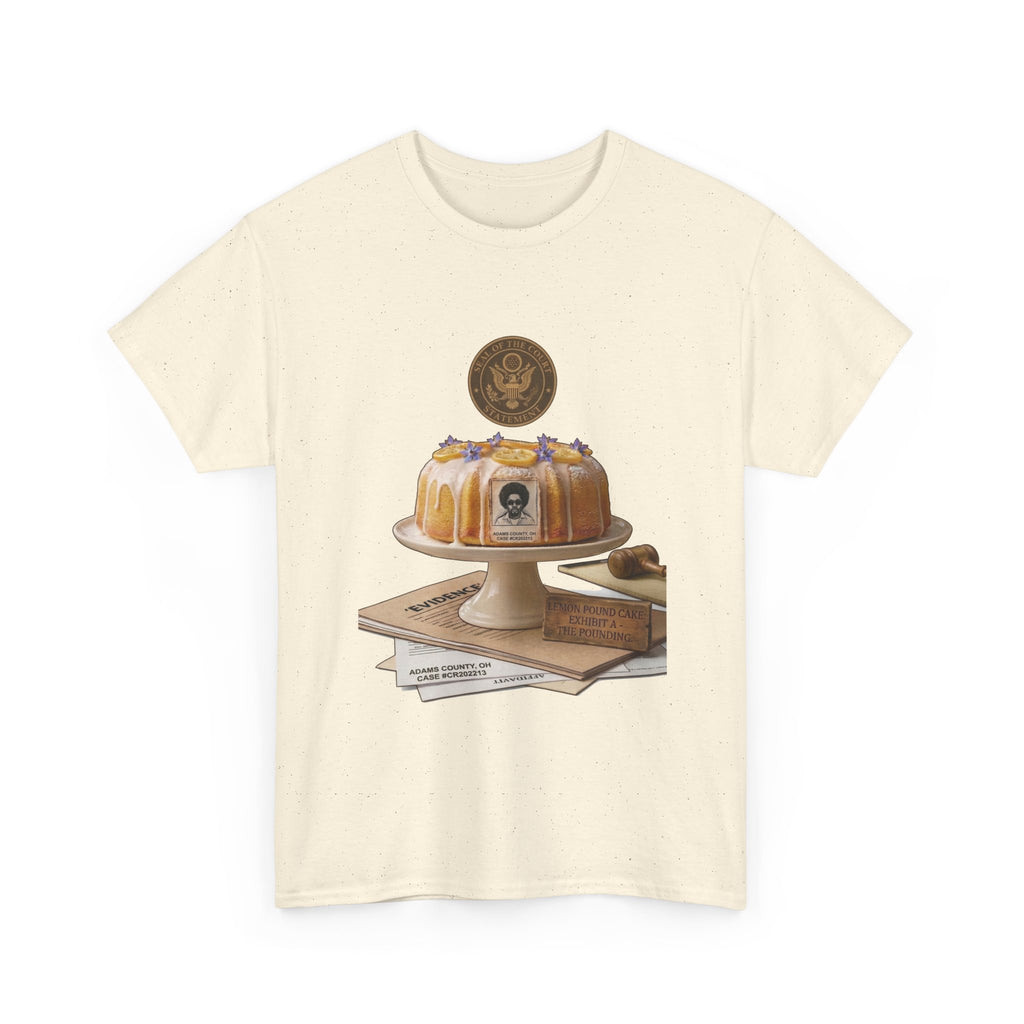 Lemon Pound Cake T‑Shirt — Vintage Baking Illustration Tee