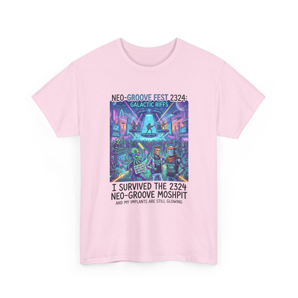 Neo-Groove Fest 2324 Tee — "I Survived the 2324 Neo-Groove Moshpit" Concert T-Shirt