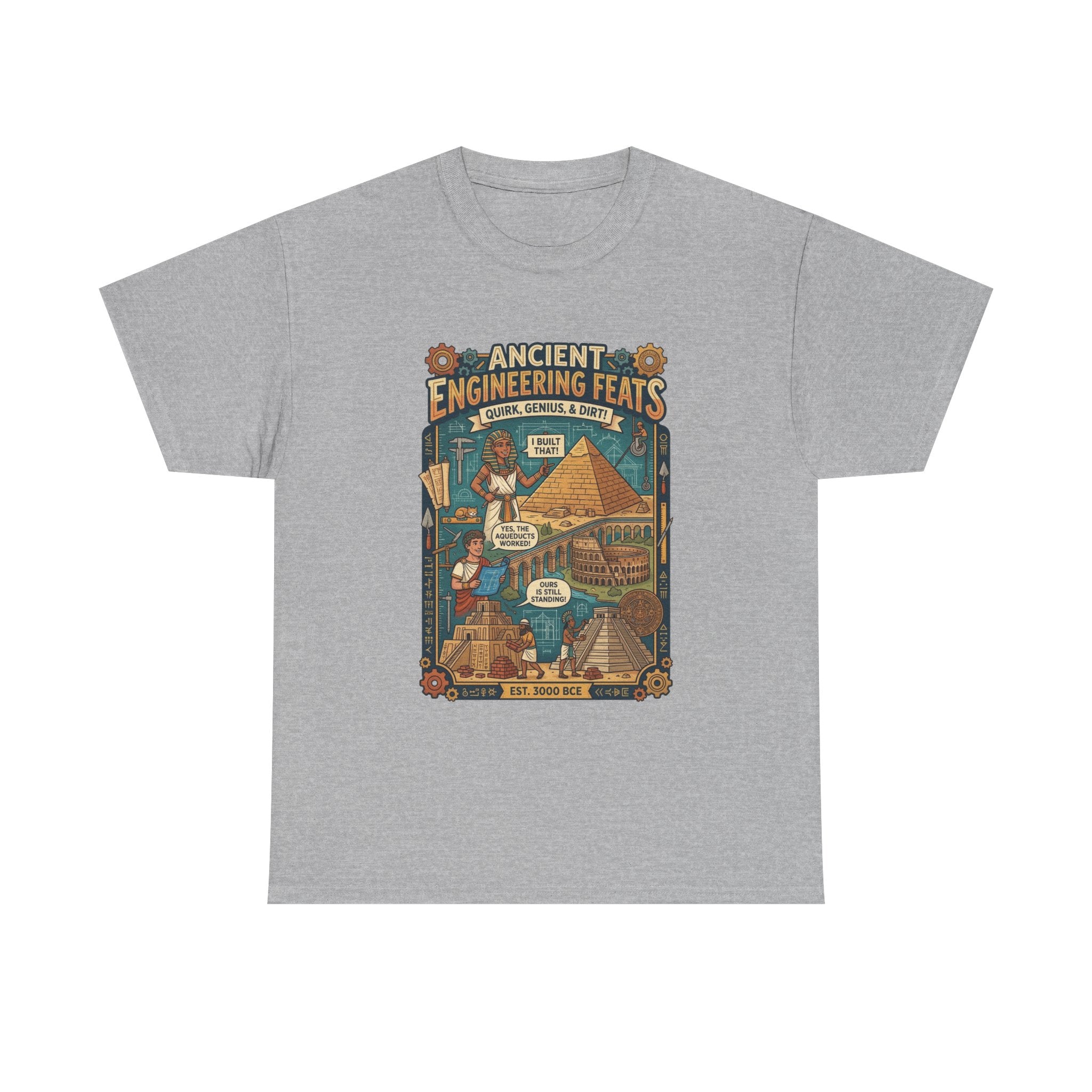 Ancient Engineering Feats Tee Pyramid