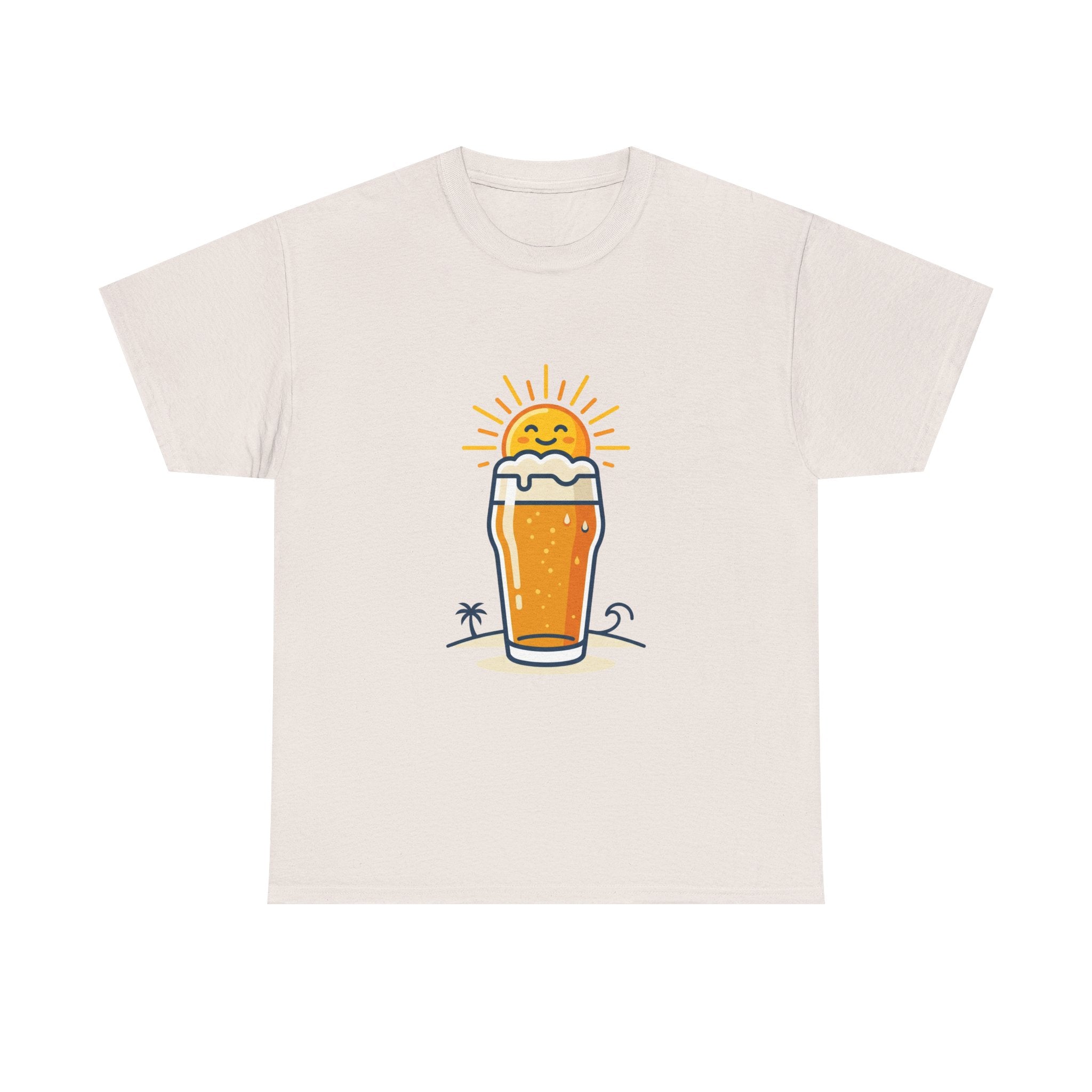 Beer Sun Tee — Sunny Beach Beer Graphic T-Shirt