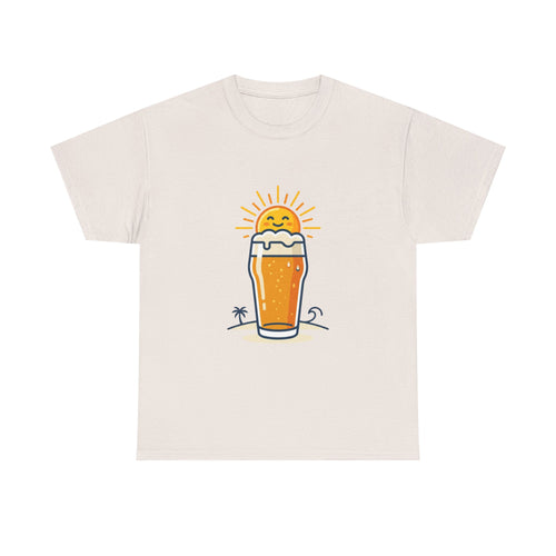 Beer Sun Tee — Sunny Beach Beer Graphic T-Shirt