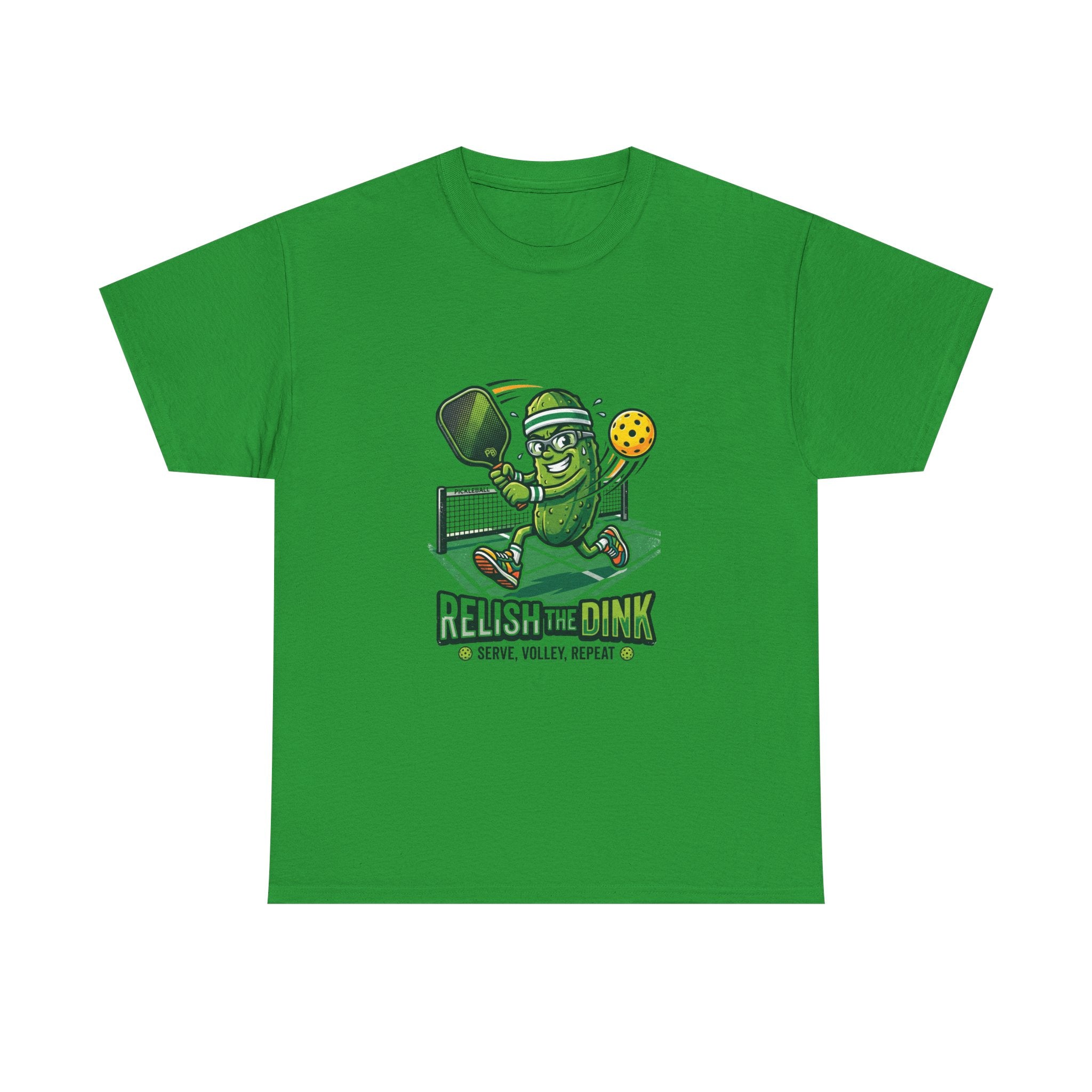 Pickleball 'Relish the Dink' T-Shirt – Funny Pickle Character Paddle Tee