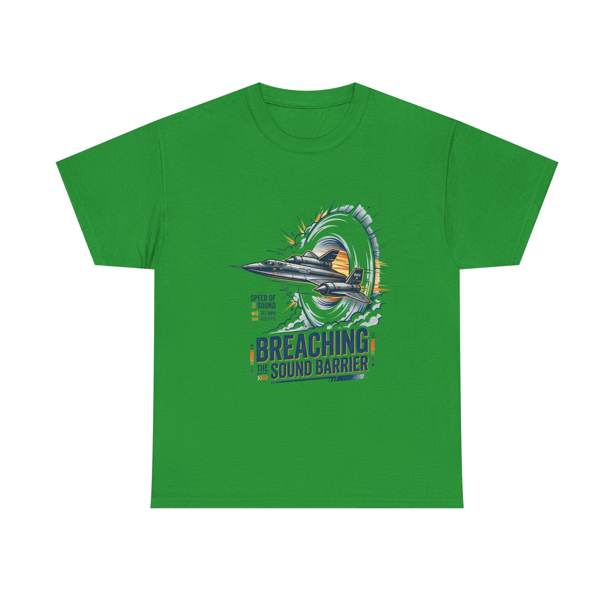 Sonic Boom T-Shirt — 'Breaching the Sound Barrier' Jet Trainer Aviation Graphic Tee