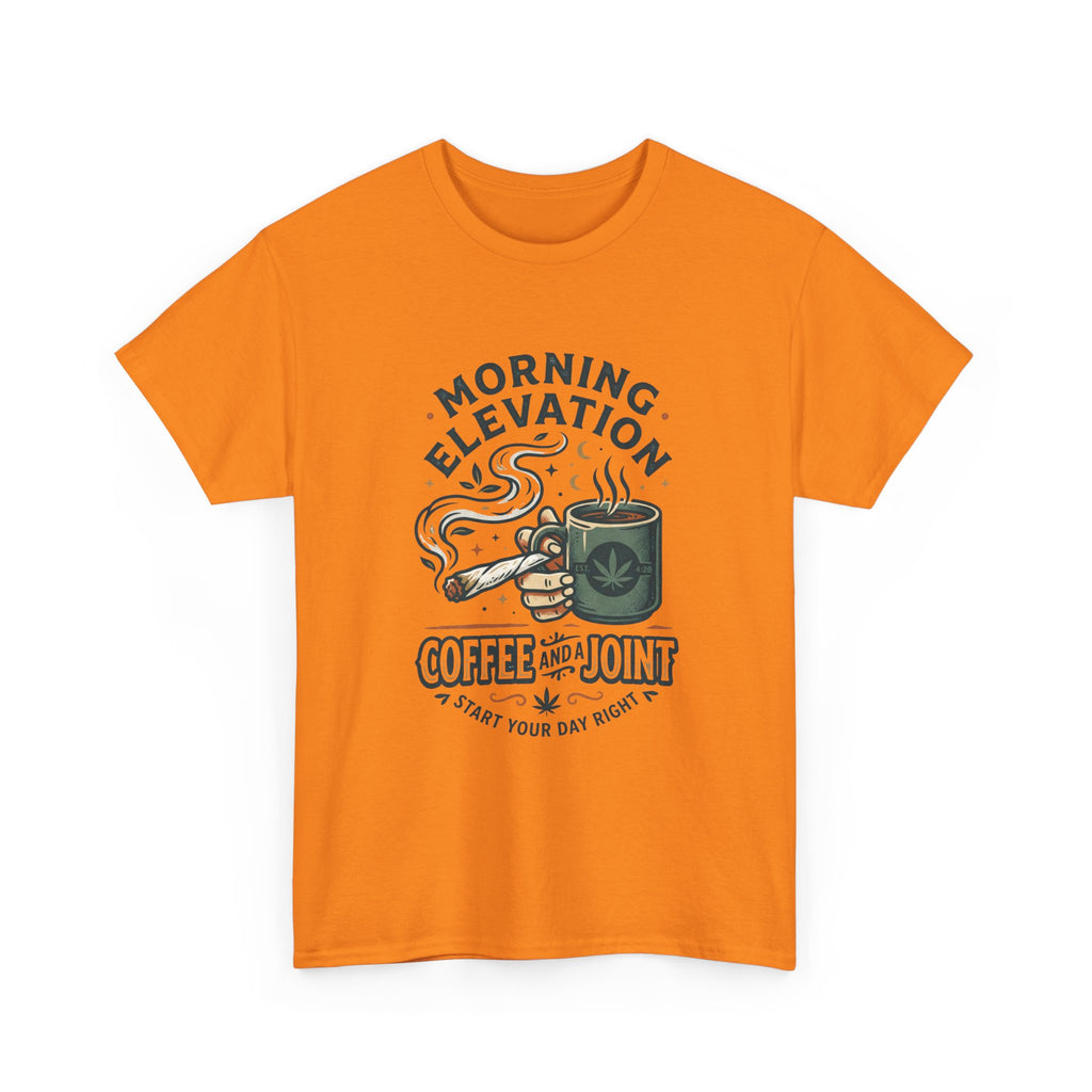 Coffee & Joint T-Shirt — Morning Elevation Graphic Tee