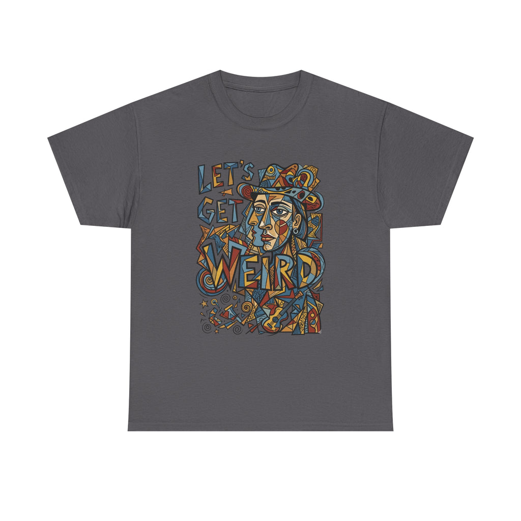 Let’s Get Weird T-Shirt — Retro Psychedelic Face Graphic Tee