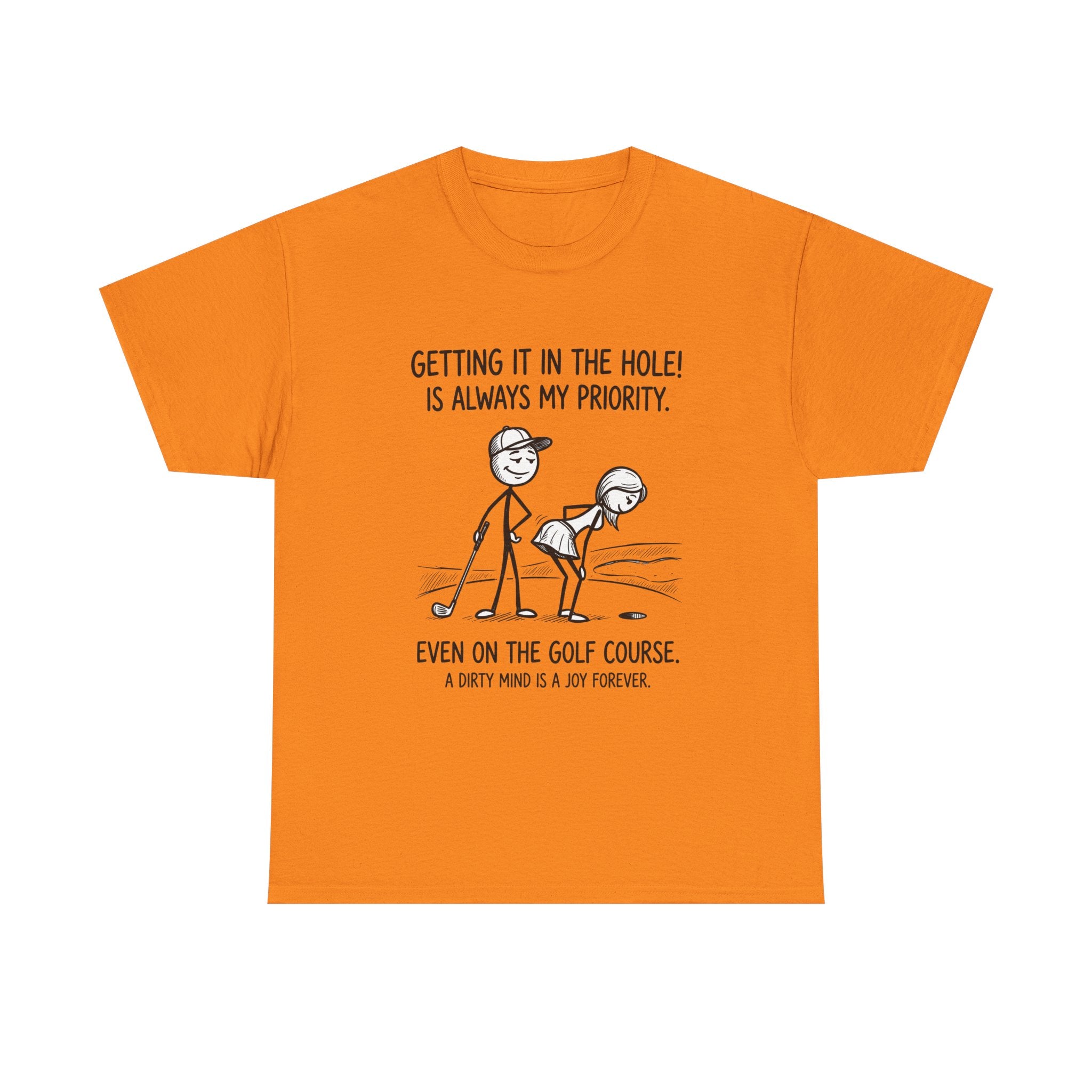 Golf T‑Shirt - "Getting It in the Hole!" Funny Golf Humor Tee