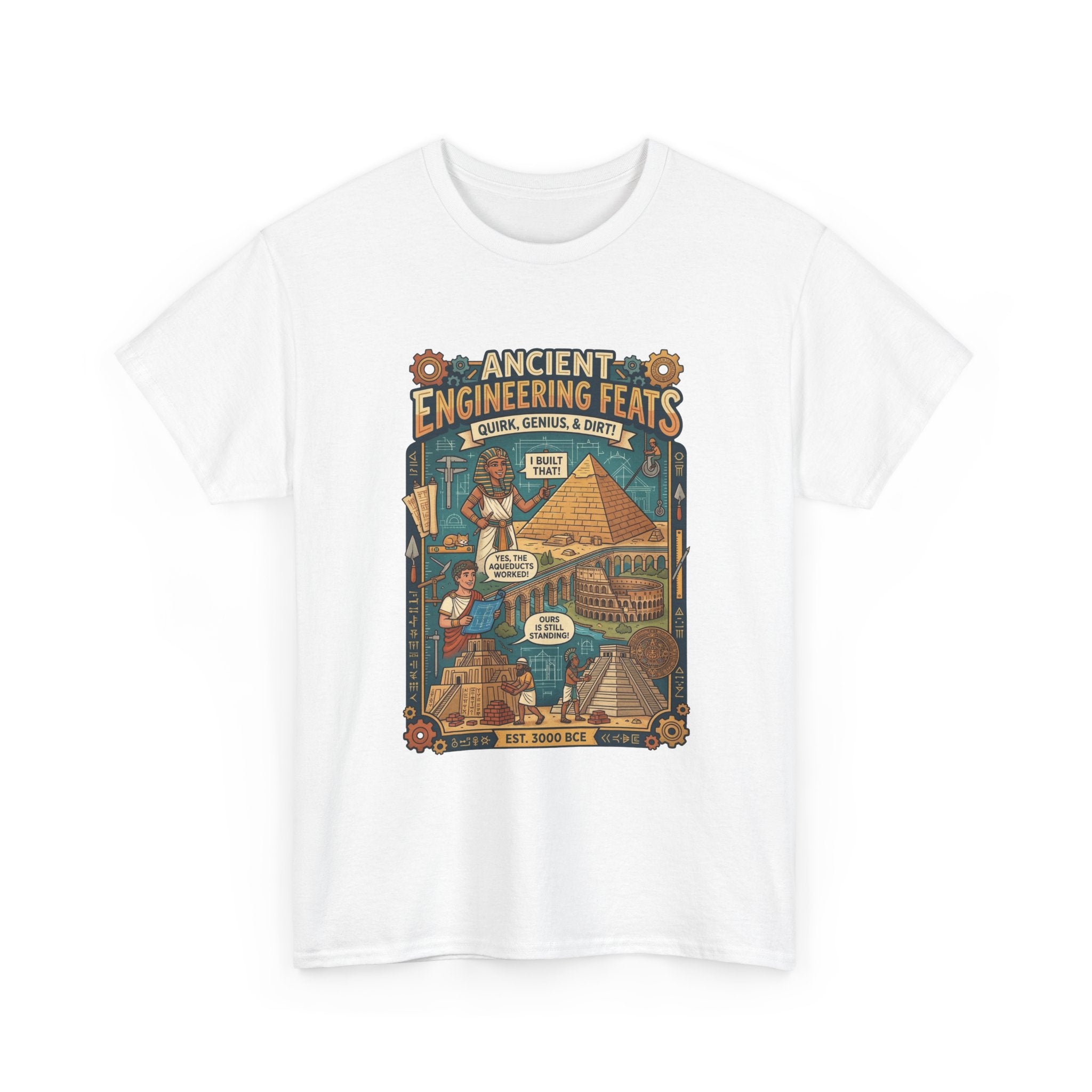 Ancient Engineering Feats Tee Pyramid