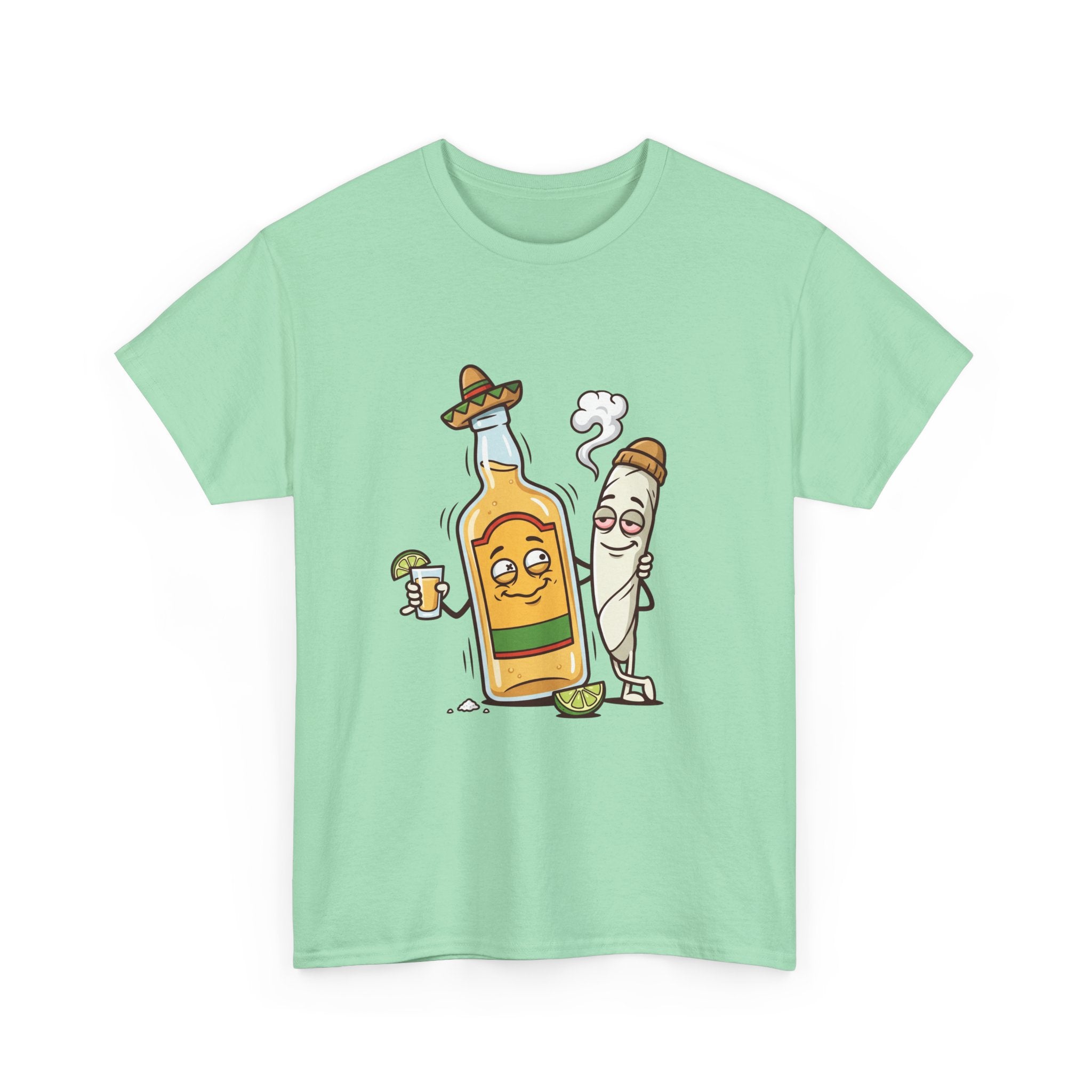Tequila & Joint Funny Graphic Tee