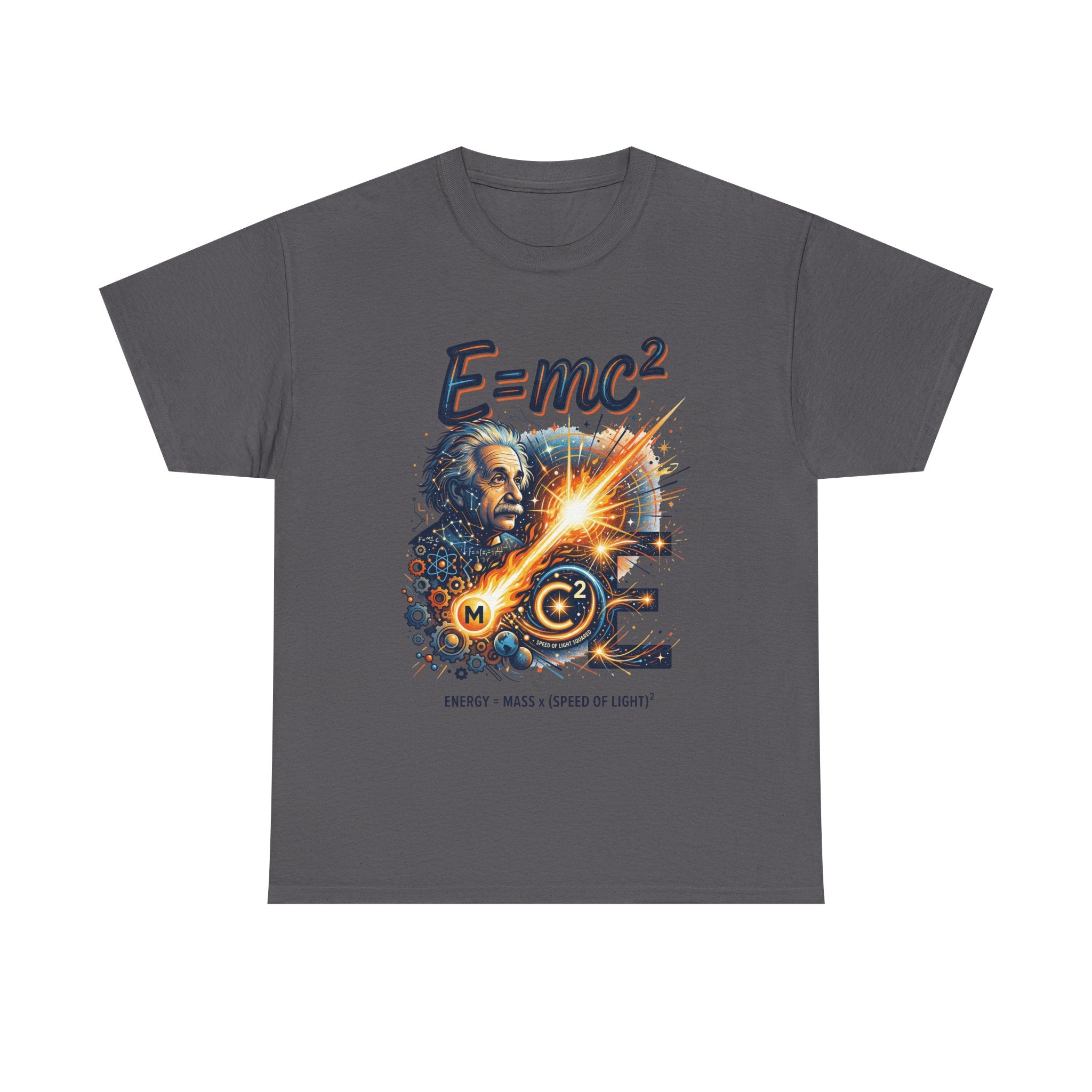 E=mc Einstein Physics T-Shirt — Science Lover Tee