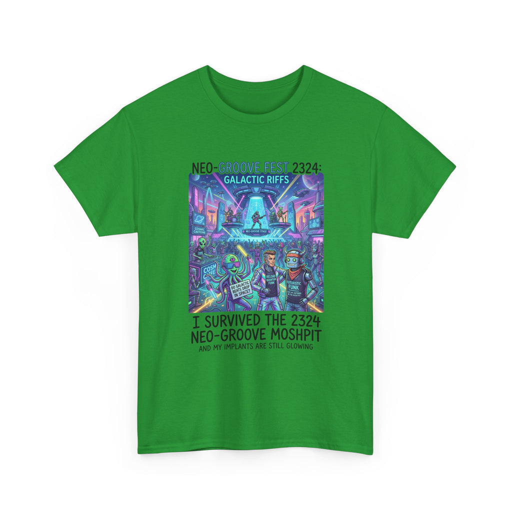 Neo-Groove Fest 2324 Tee — "I Survived the 2324 Neo-Groove Moshpit" Concert T-Shirt