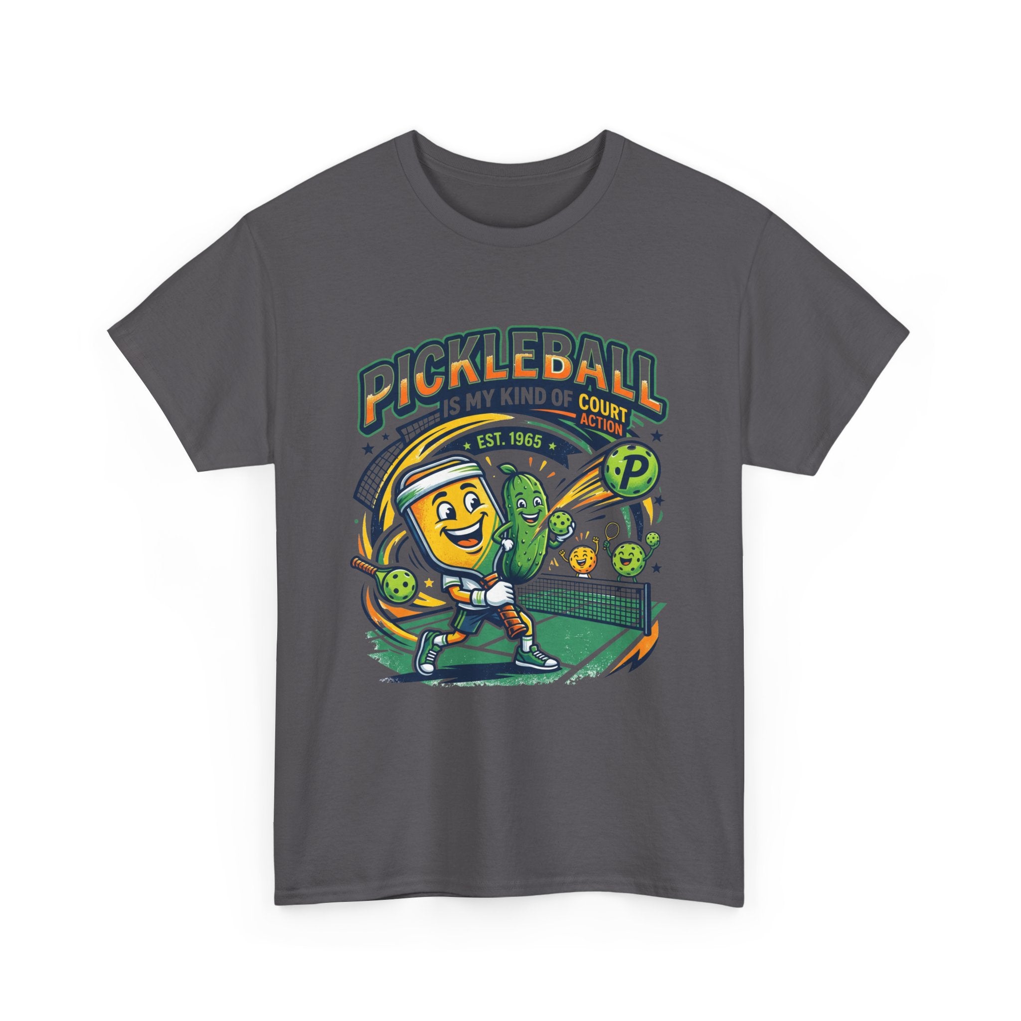 Pickleball Is My Kind of Court T‑Shirt — Funny Pickle Paddle & Dink Graphic Tee