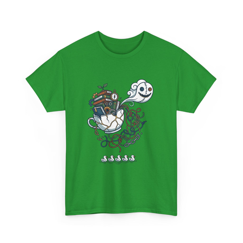 T-Shirt — Whimsical Ghost Ship Illustration Tee