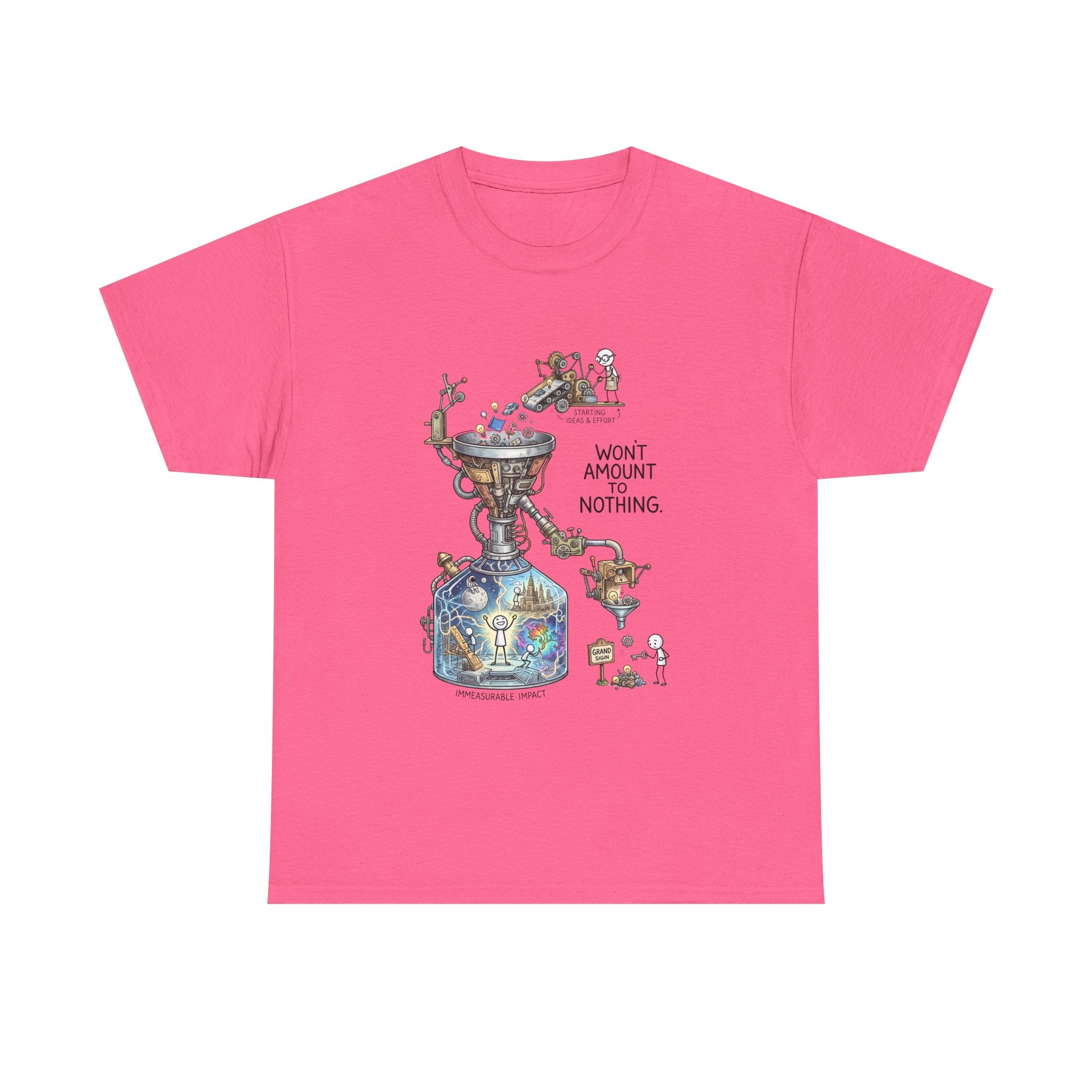 T-Shirt — 'Won't Amount to Nothing' Whimsical Alchemy Illustration