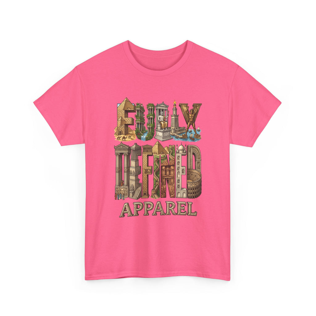 Fully Defined Apparel T‑Shirt — Wonders of the World Graphic Tee