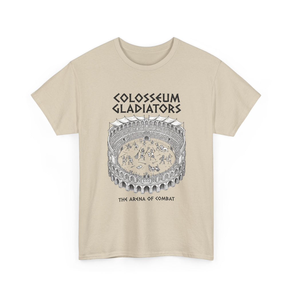 Colosseum Gladiators Tee — Ancient Roman Arena Graphic T-Shirt